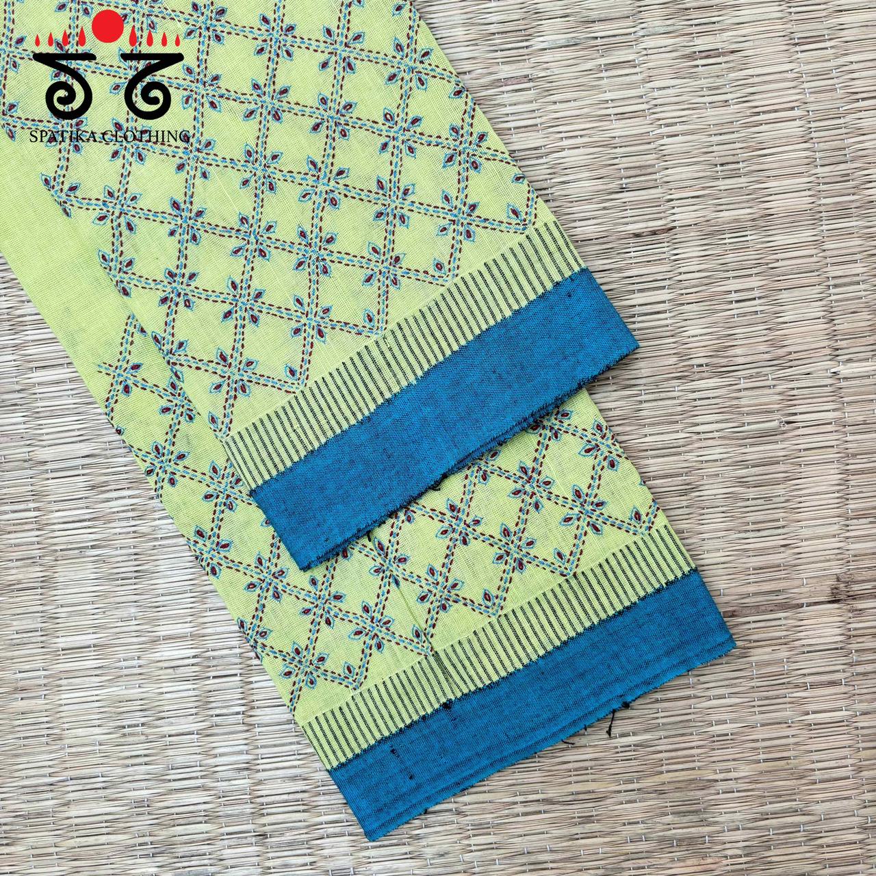 Banjara Hand - Embroidered Blouse Fabric