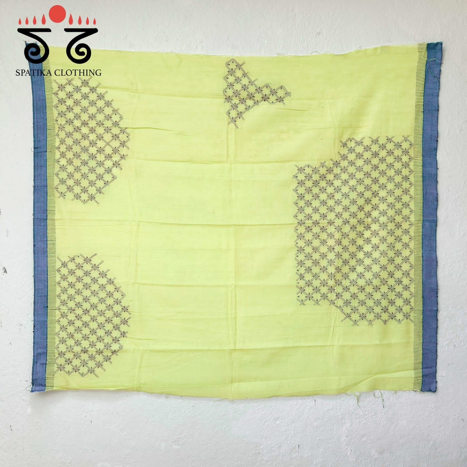 Banjara Hand - Embroidered Blouse Fabric