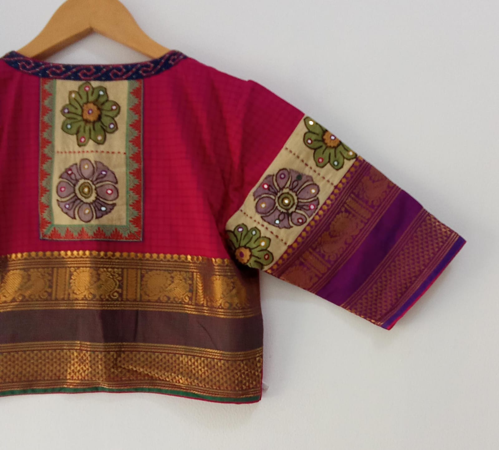 Chettinad - Pen Kalamkari Blouse -New!