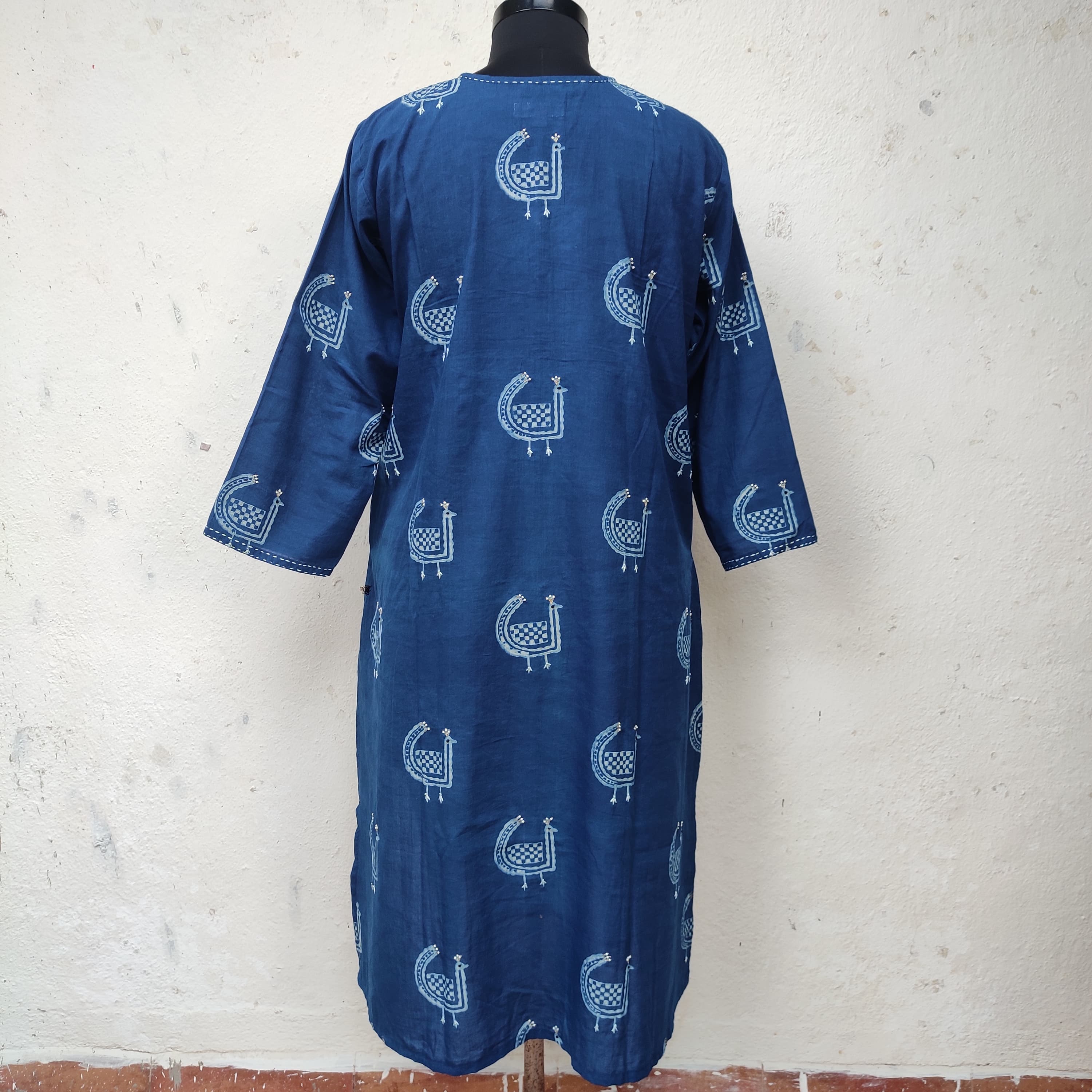 Morni Indigo - Hand Embroidered Kurta