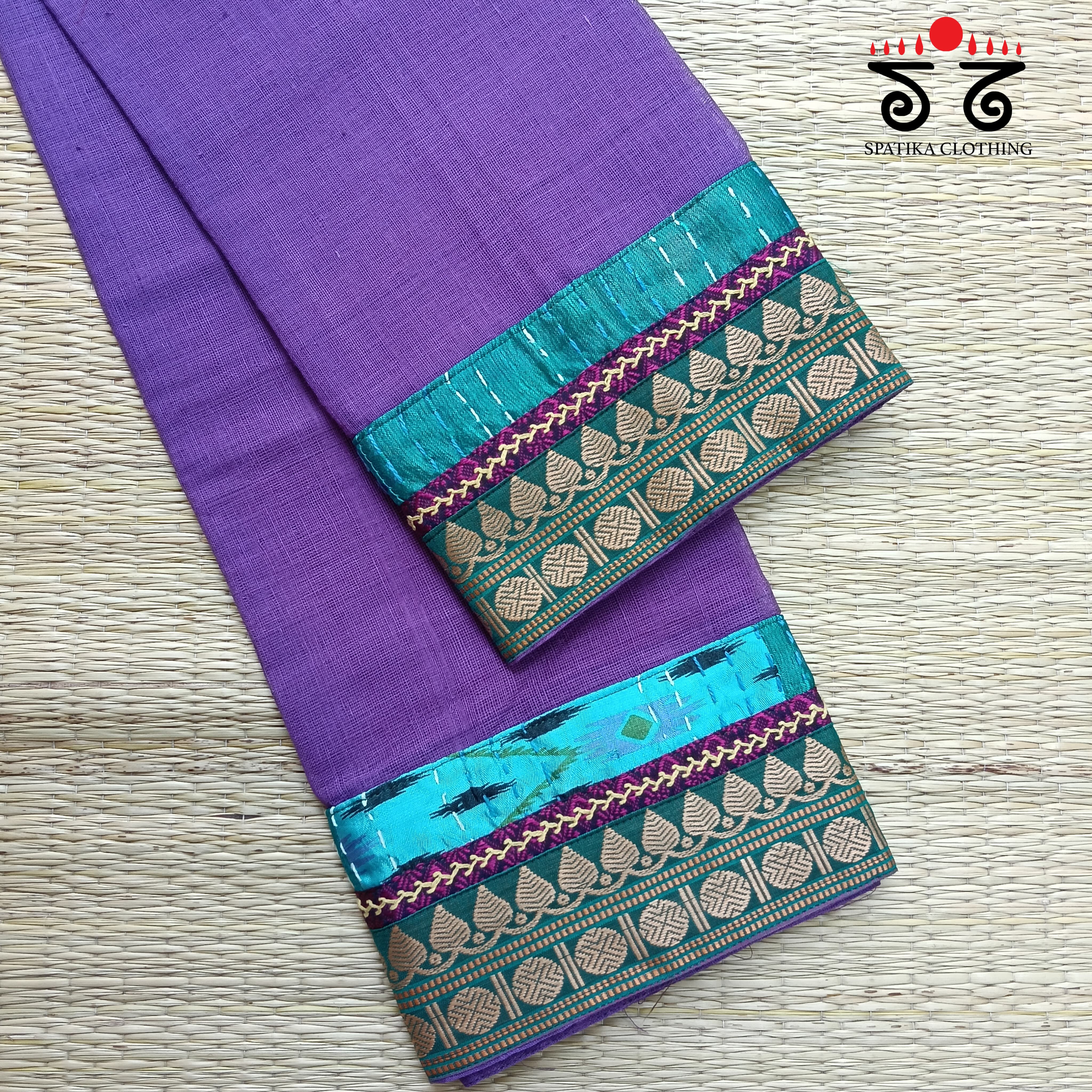 Hand Embroidered Blouse Fabric