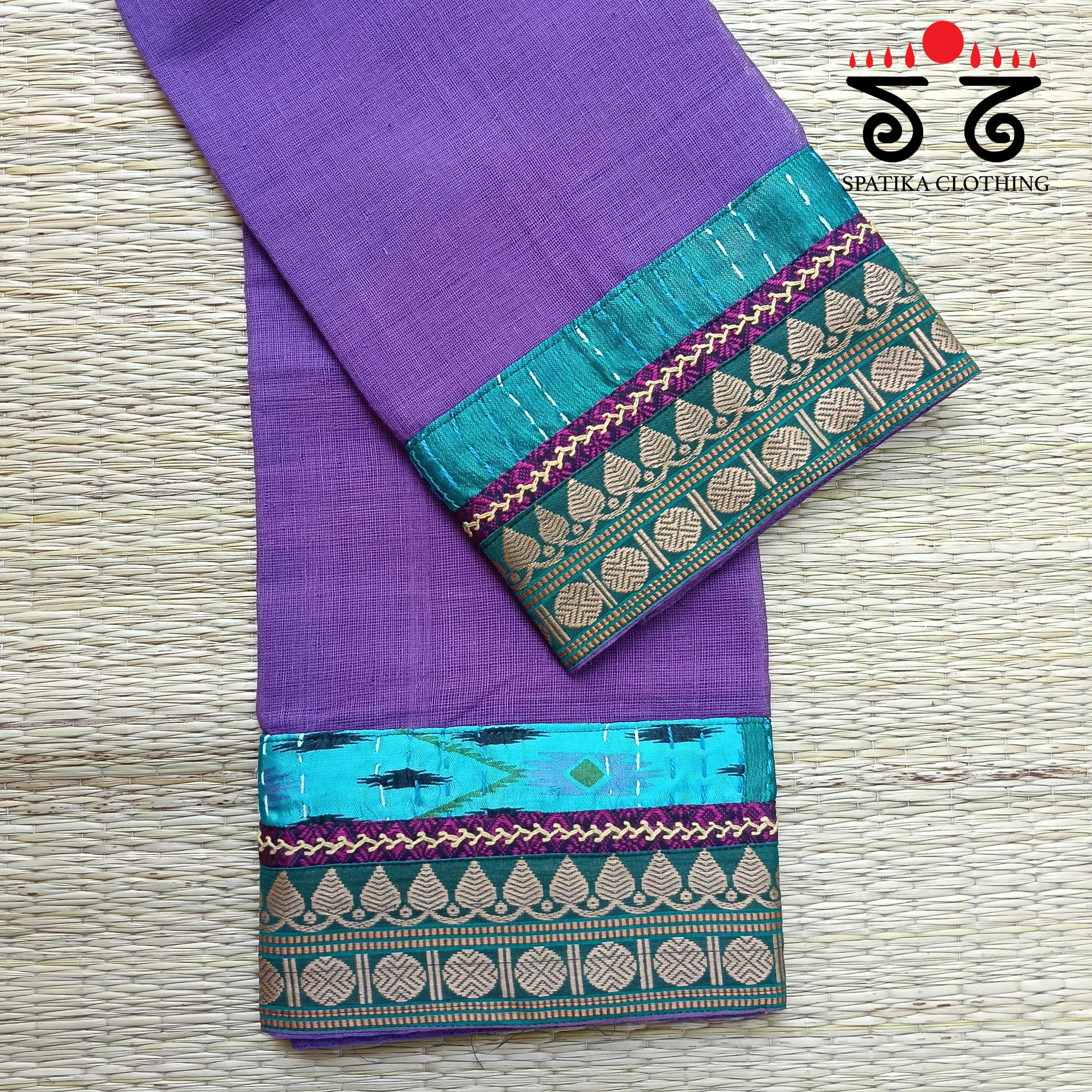 Hand Embroidered Blouse Fabric