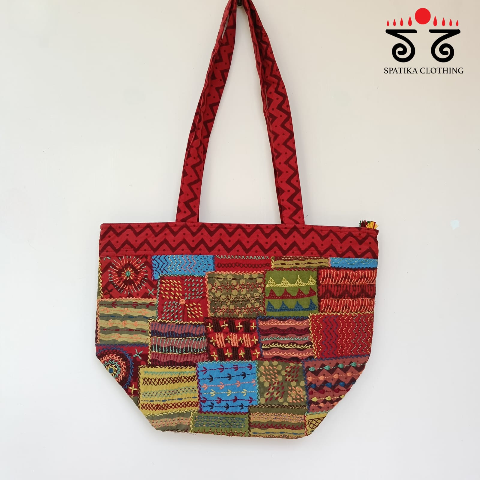 Hand Embroidered Handbag