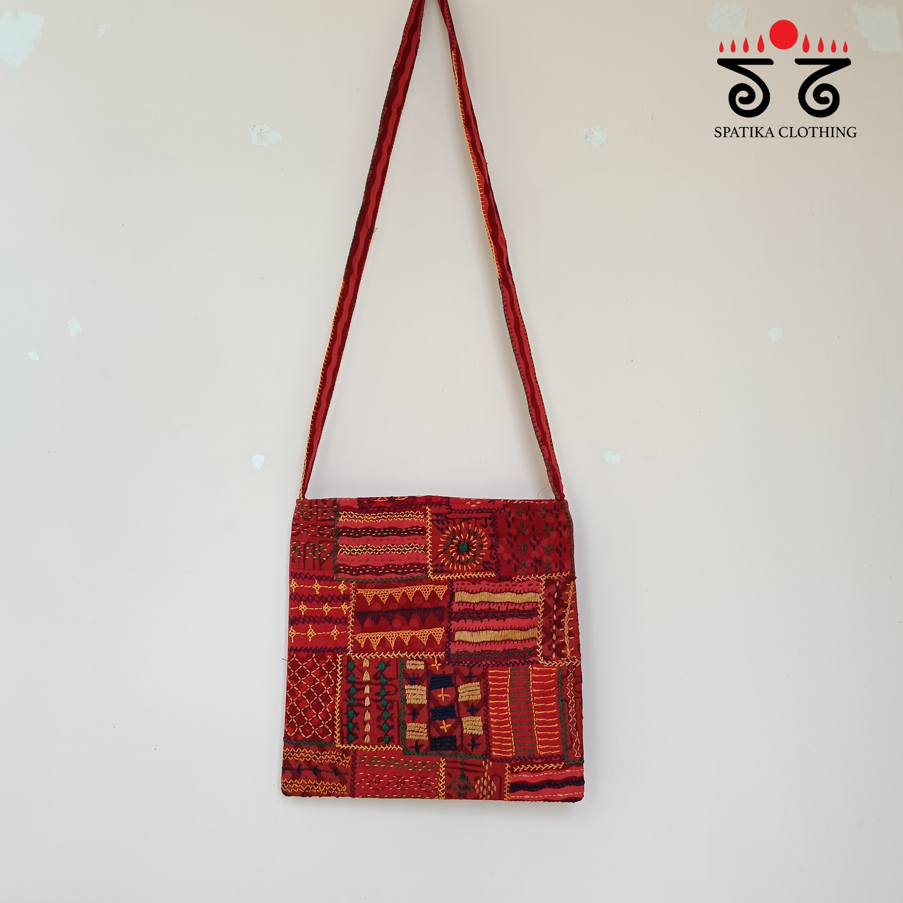 Hand Embroidered Sling Bag