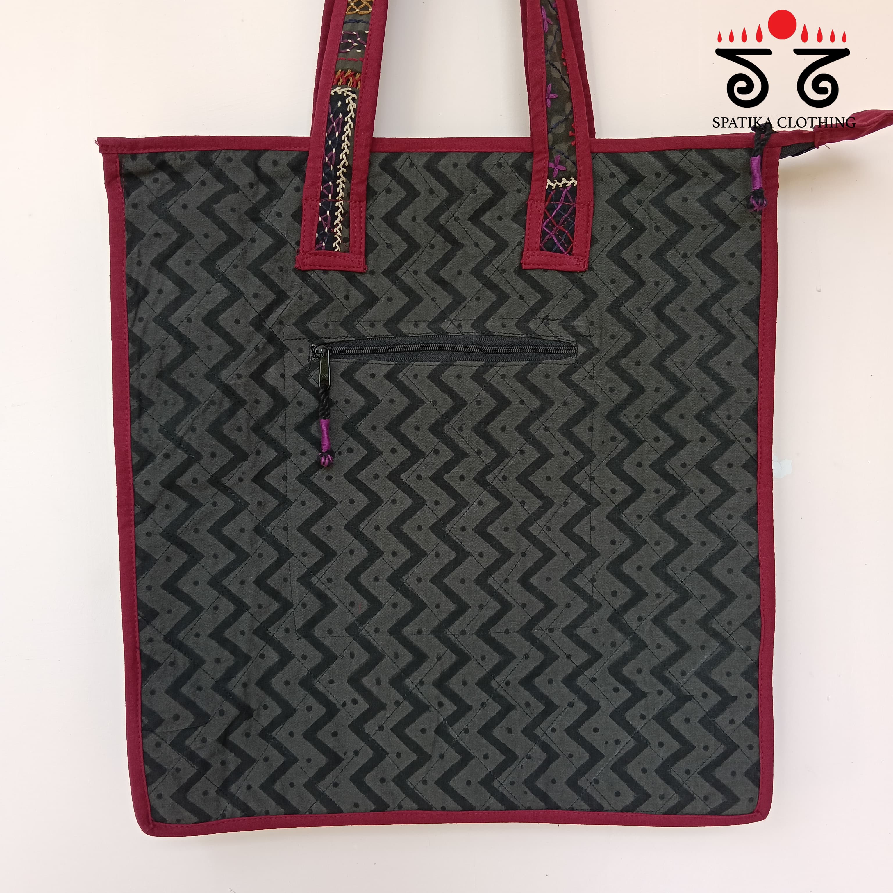 Hand Embroidered Hand Bag