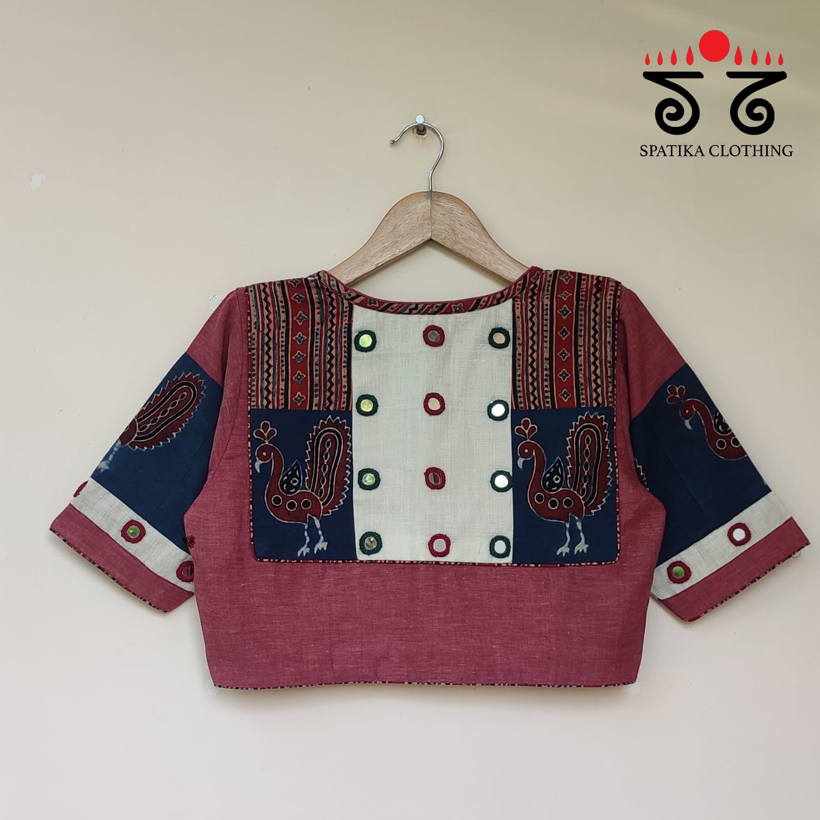 The Morni - Mirror work Blouse