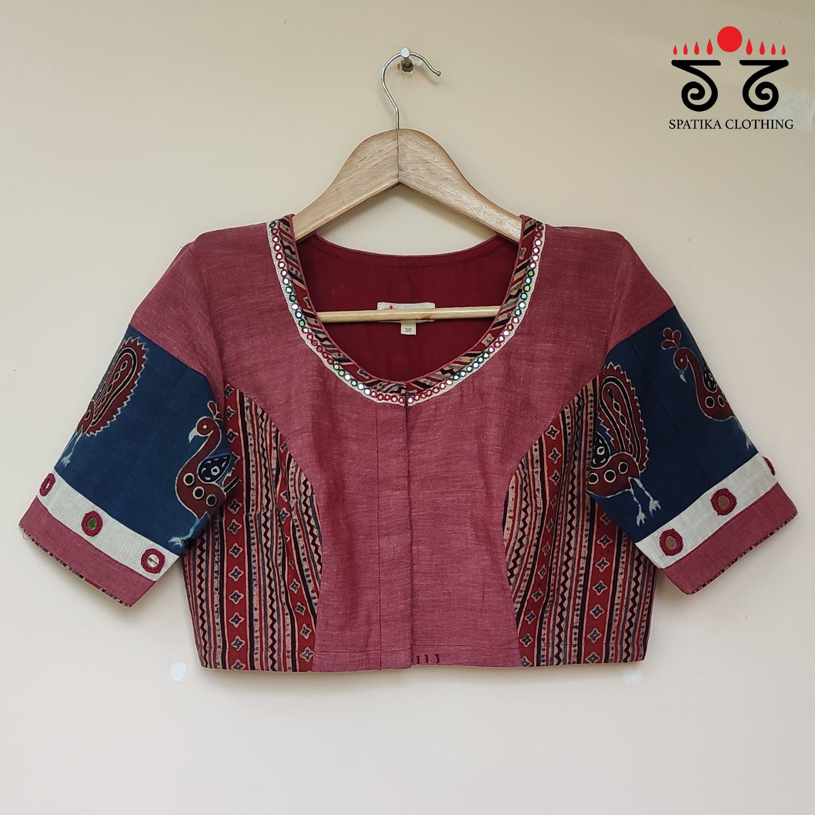 The Morni - Mirror work Blouse