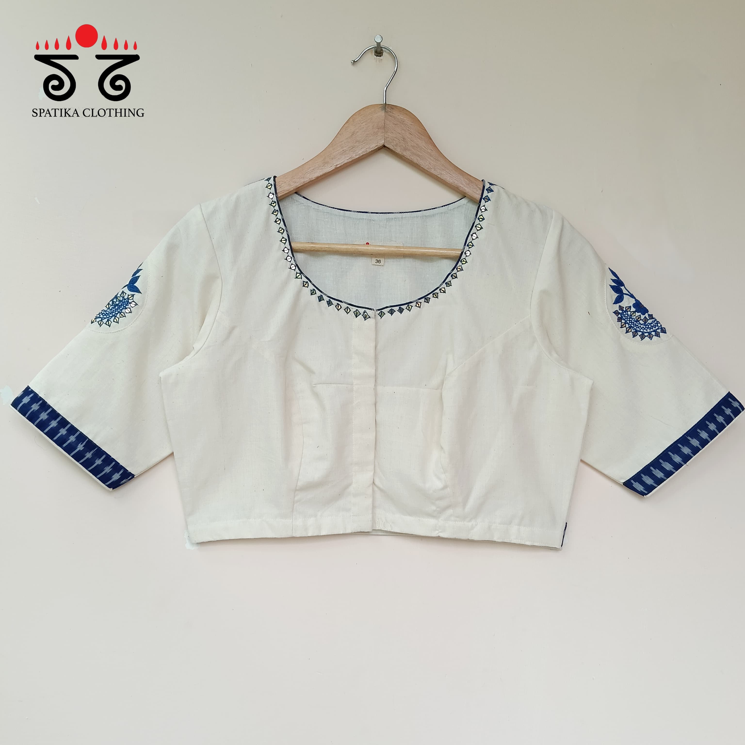 The Inlay Hand Embroidered Blouse