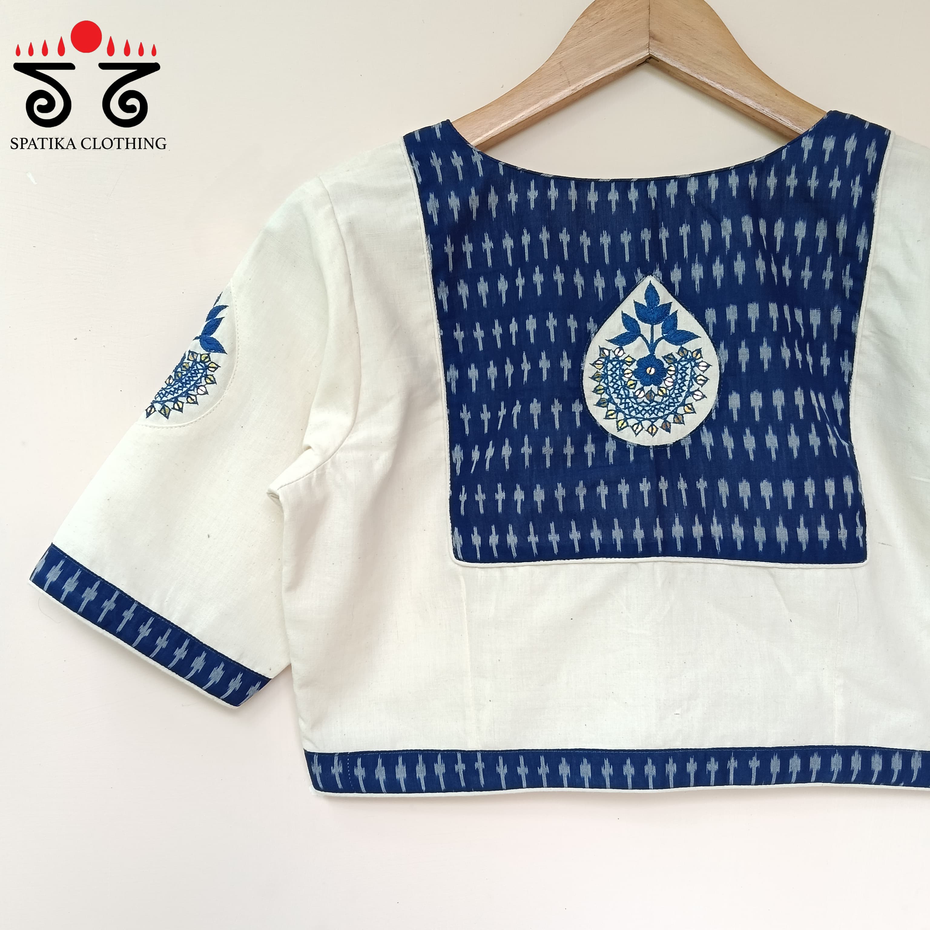 The Inlay Hand Embroidered Blouse