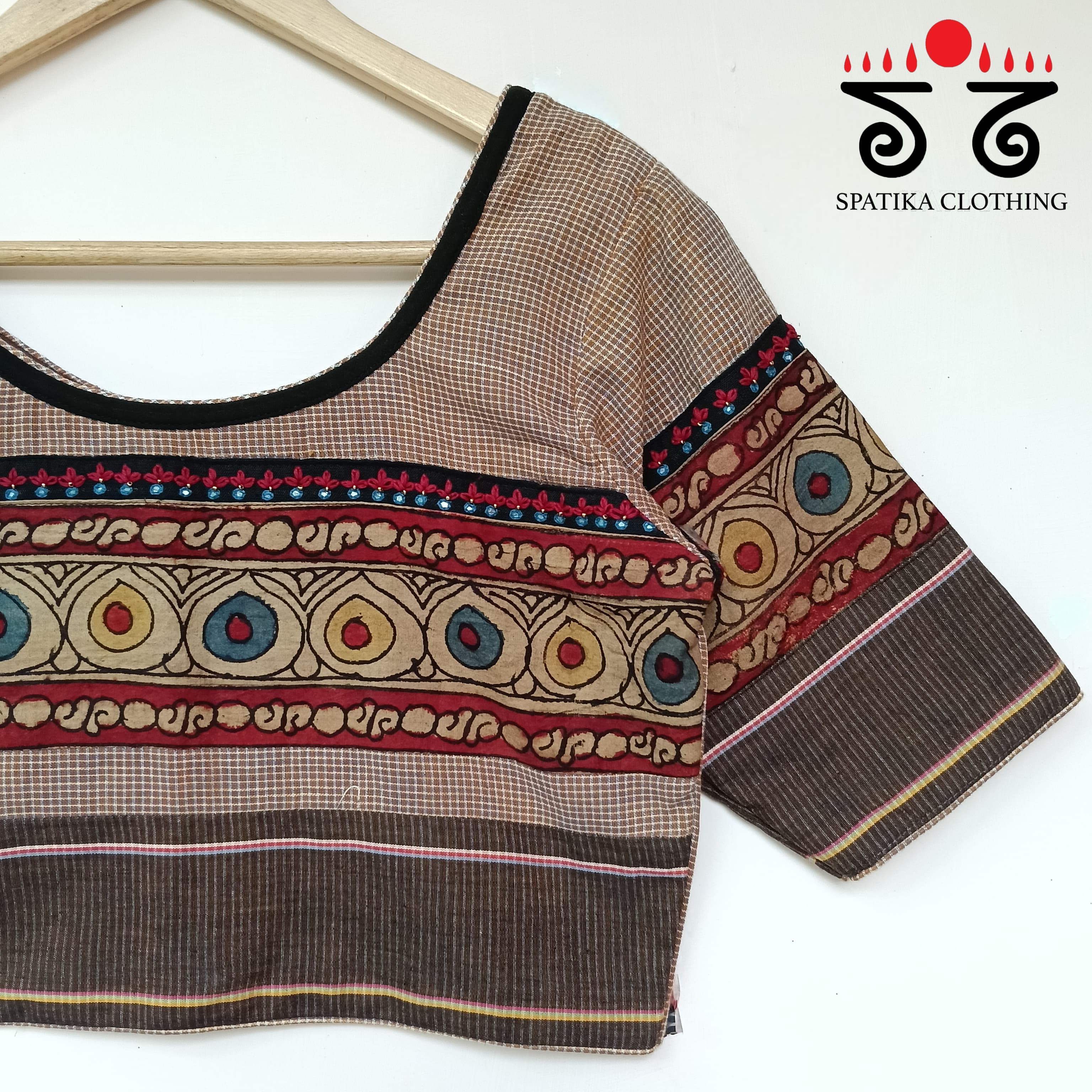 The Boondh - Pen Kalamkari Blouse