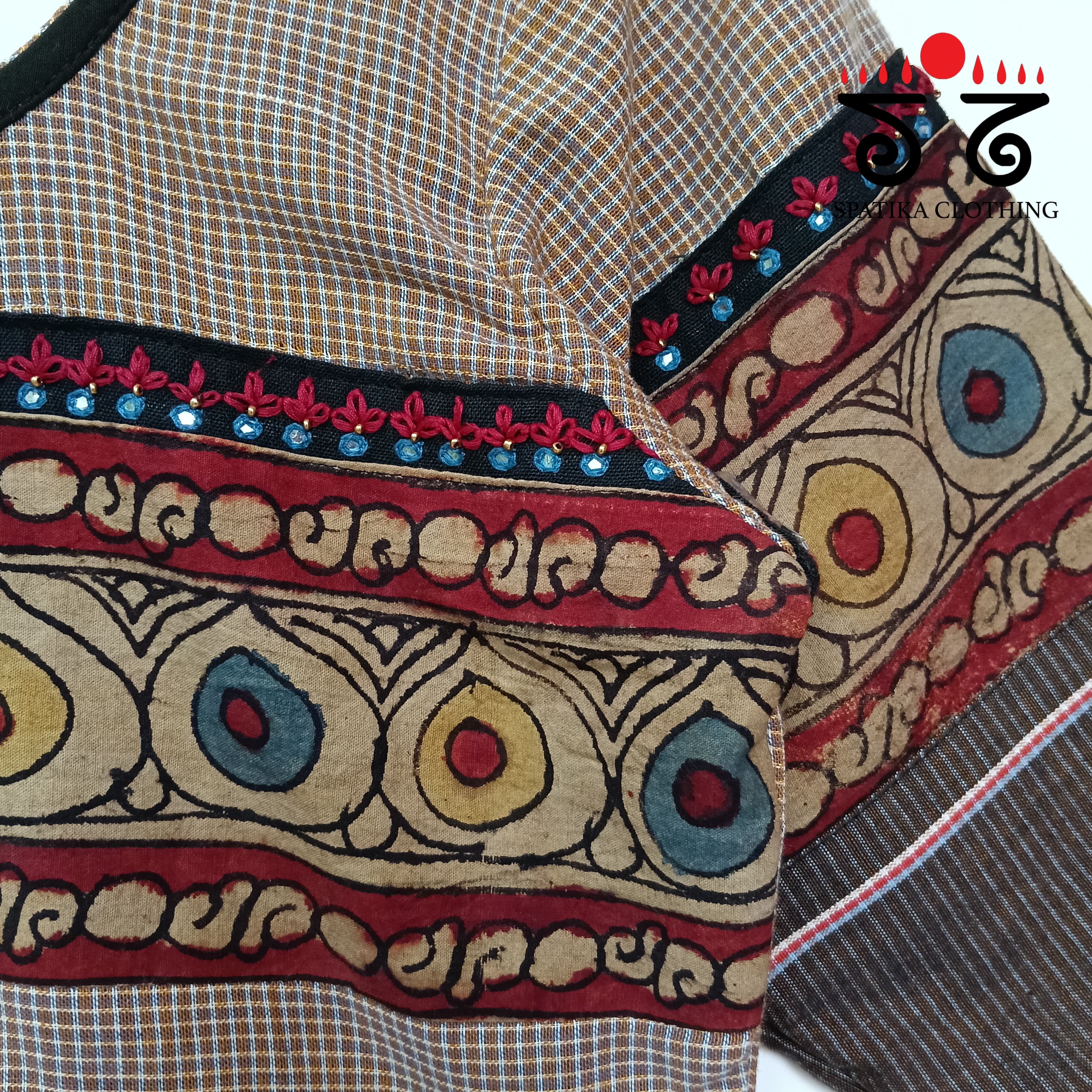The Boondh - Pen Kalamkari Blouse