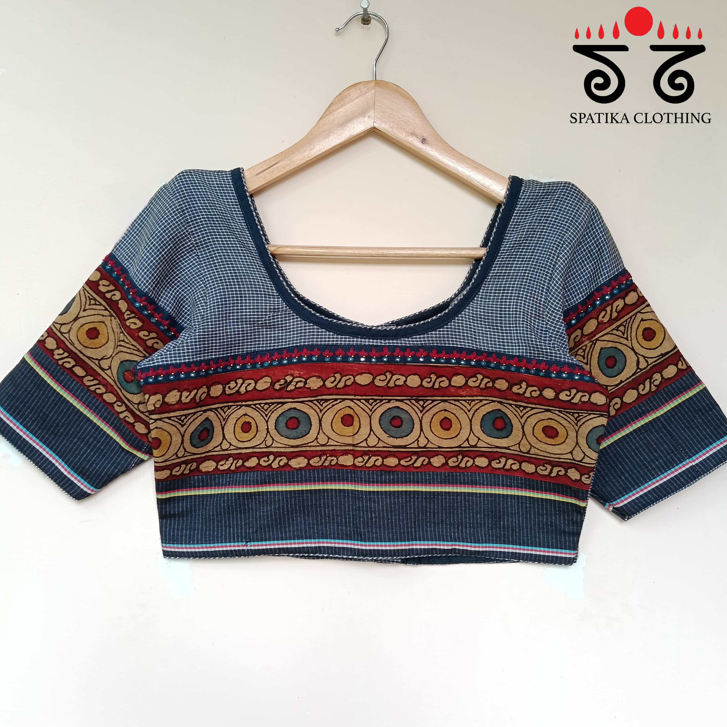 The Boondh - Pen Kalamkari Blouse