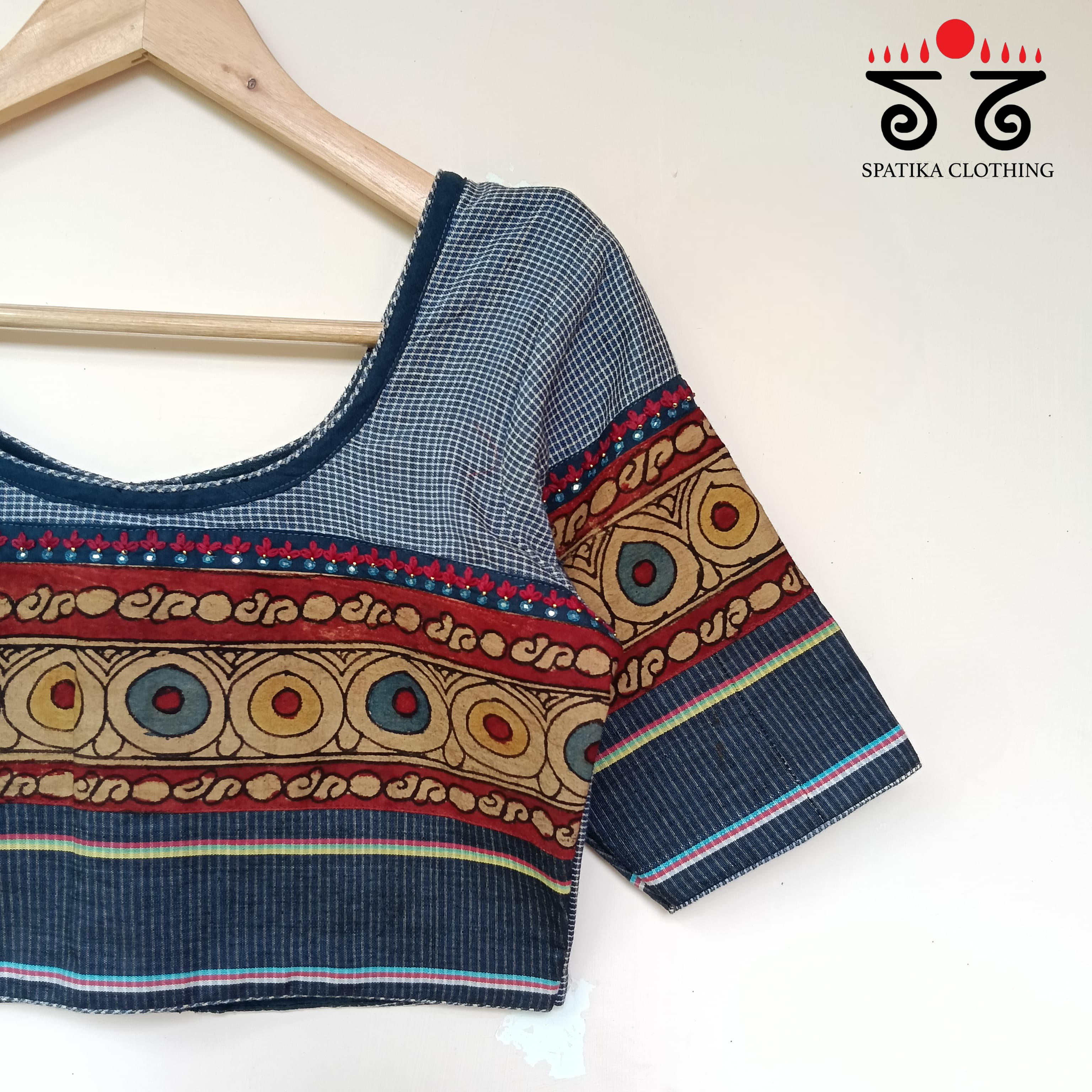 The Boondh - Pen Kalamkari Blouse
