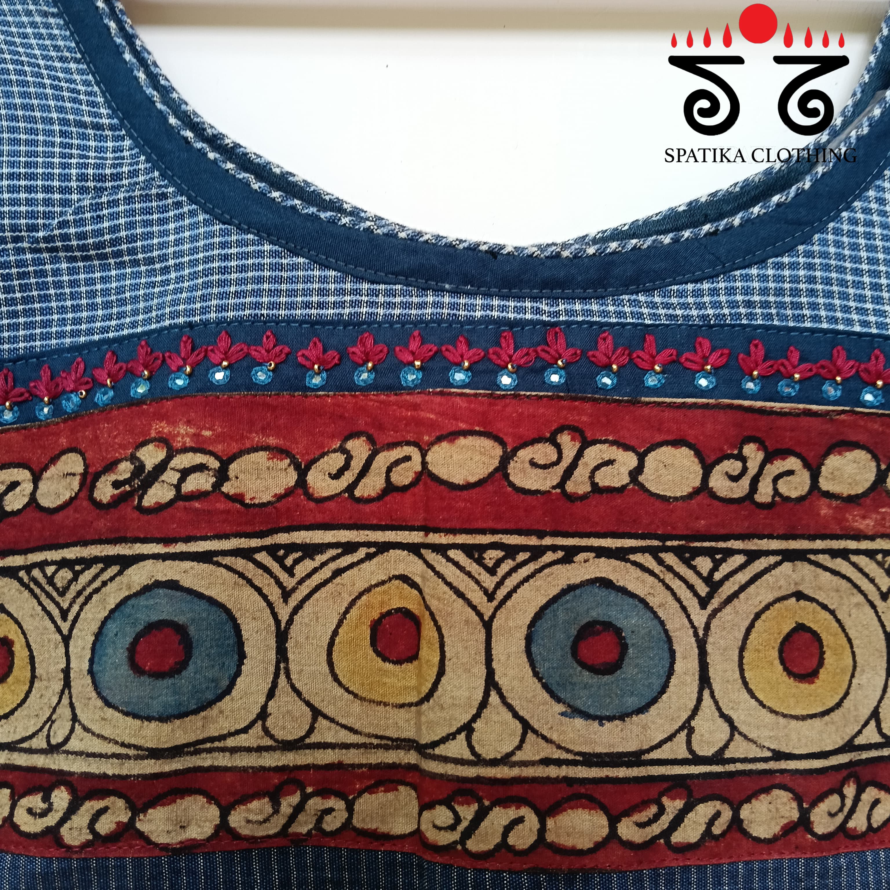 The Boondh - Pen Kalamkari Blouse