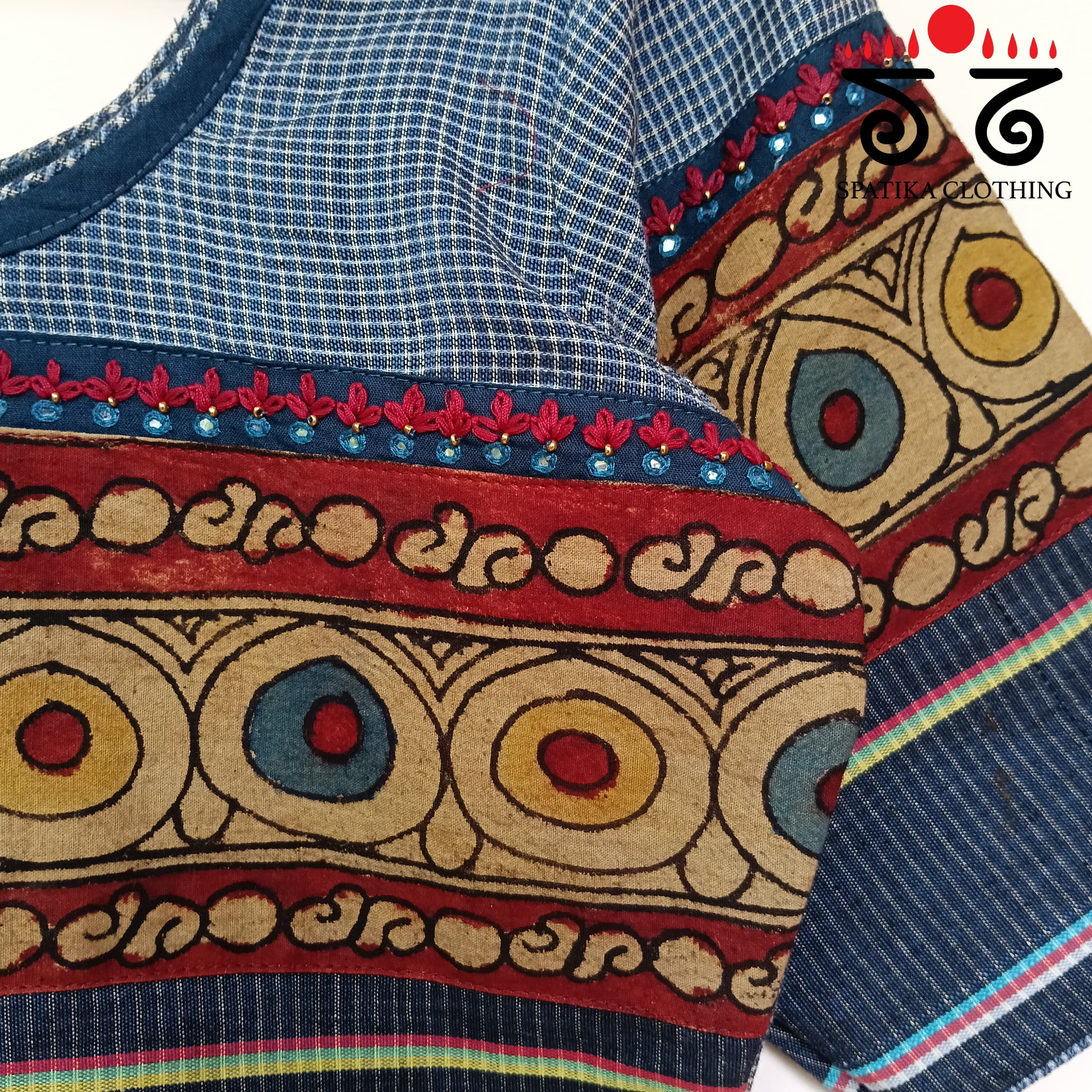 The Boondh - Pen Kalamkari Blouse