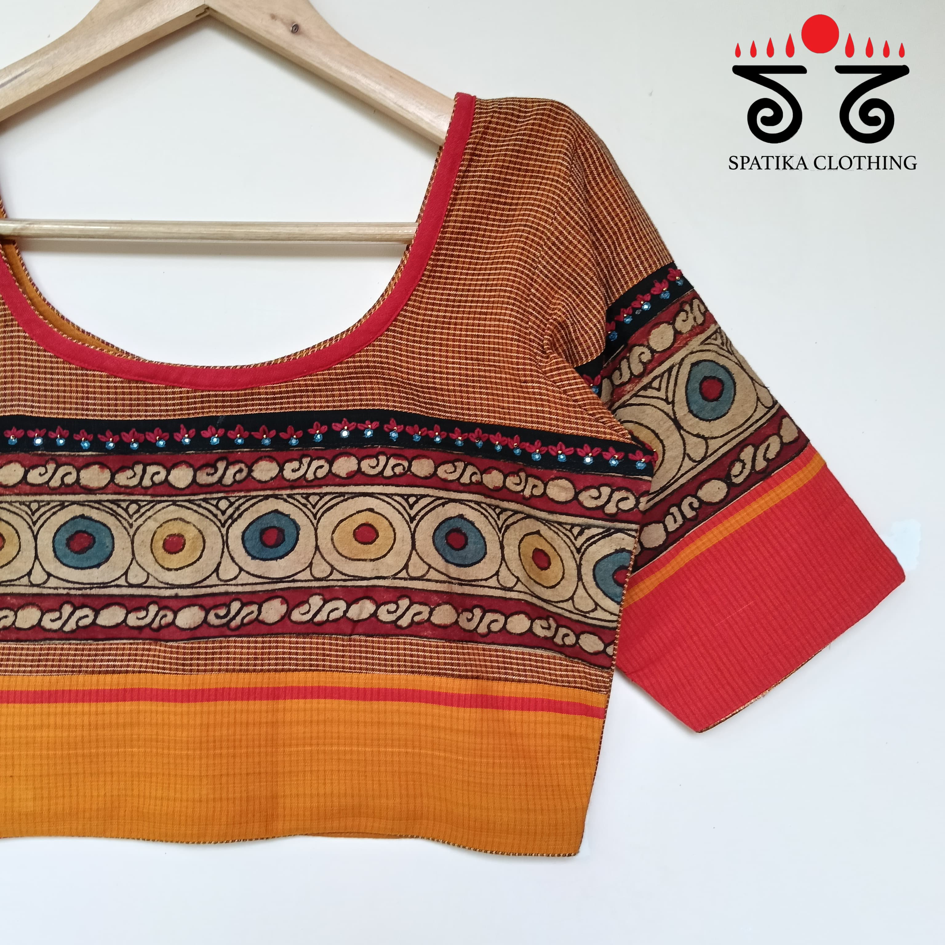 The Boondh - Pen Kalamkari Blouse