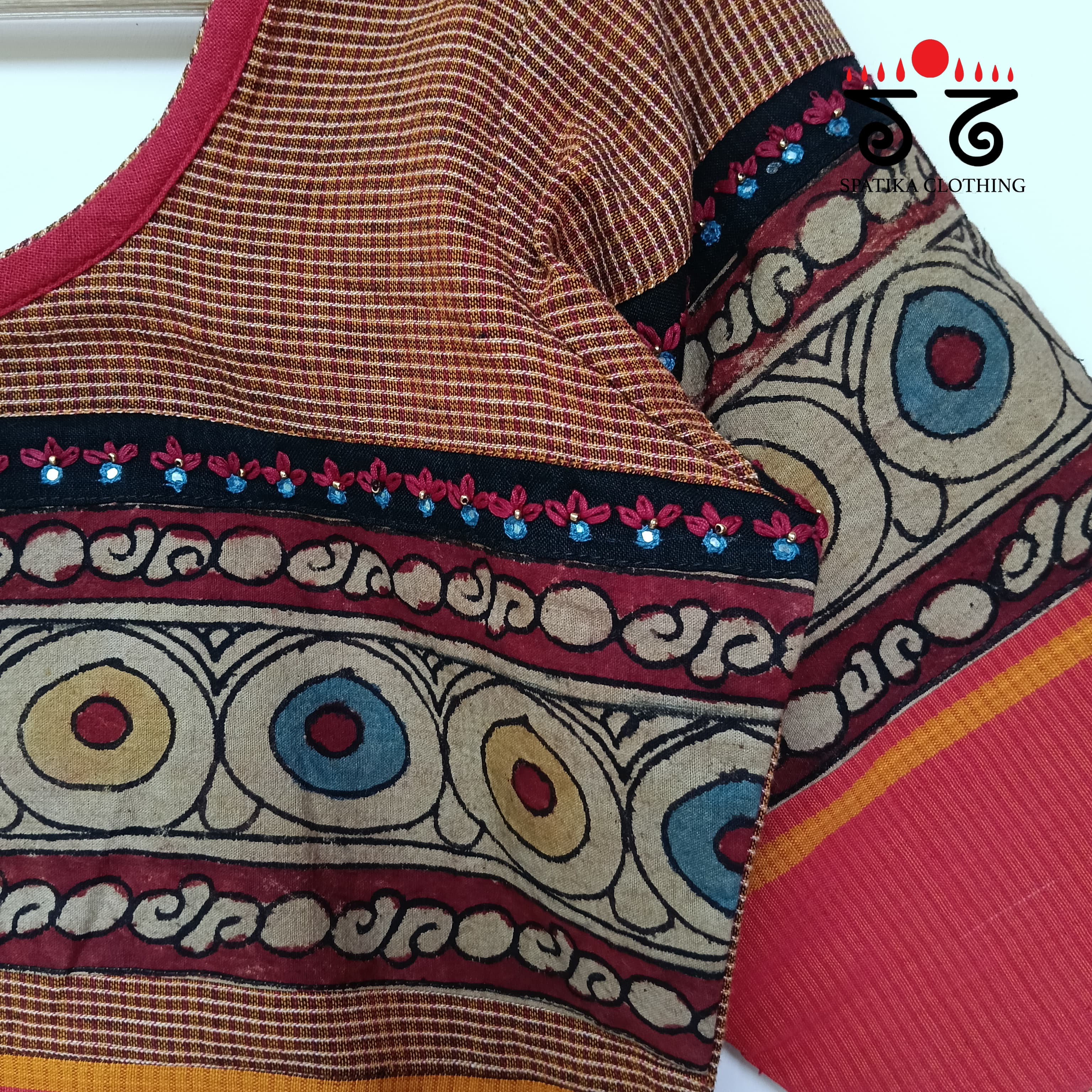 The Boondh - Pen Kalamkari Blouse