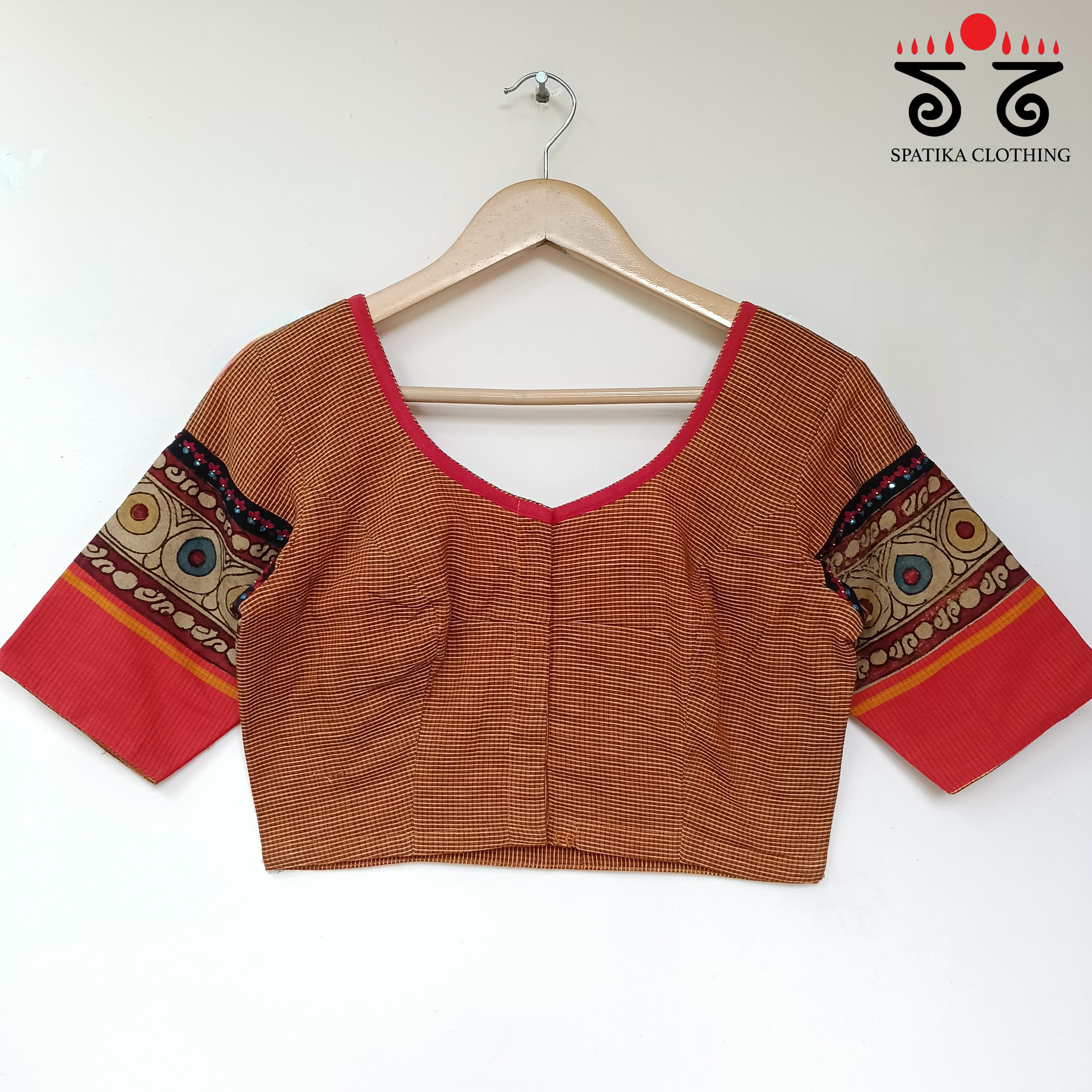 The Boondh - Pen Kalamkari Blouse