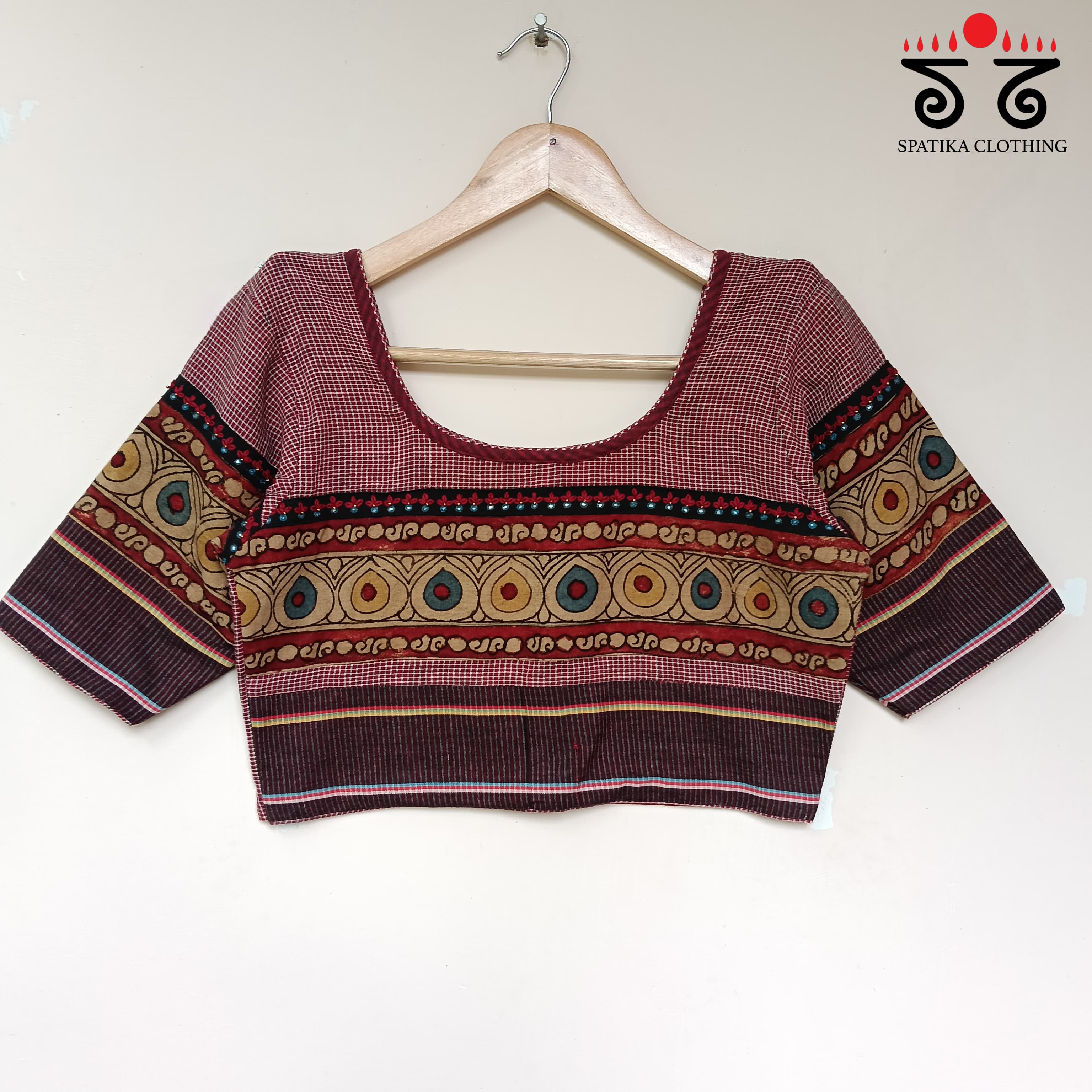 The Boondh - Pen Kalamkari Blouse