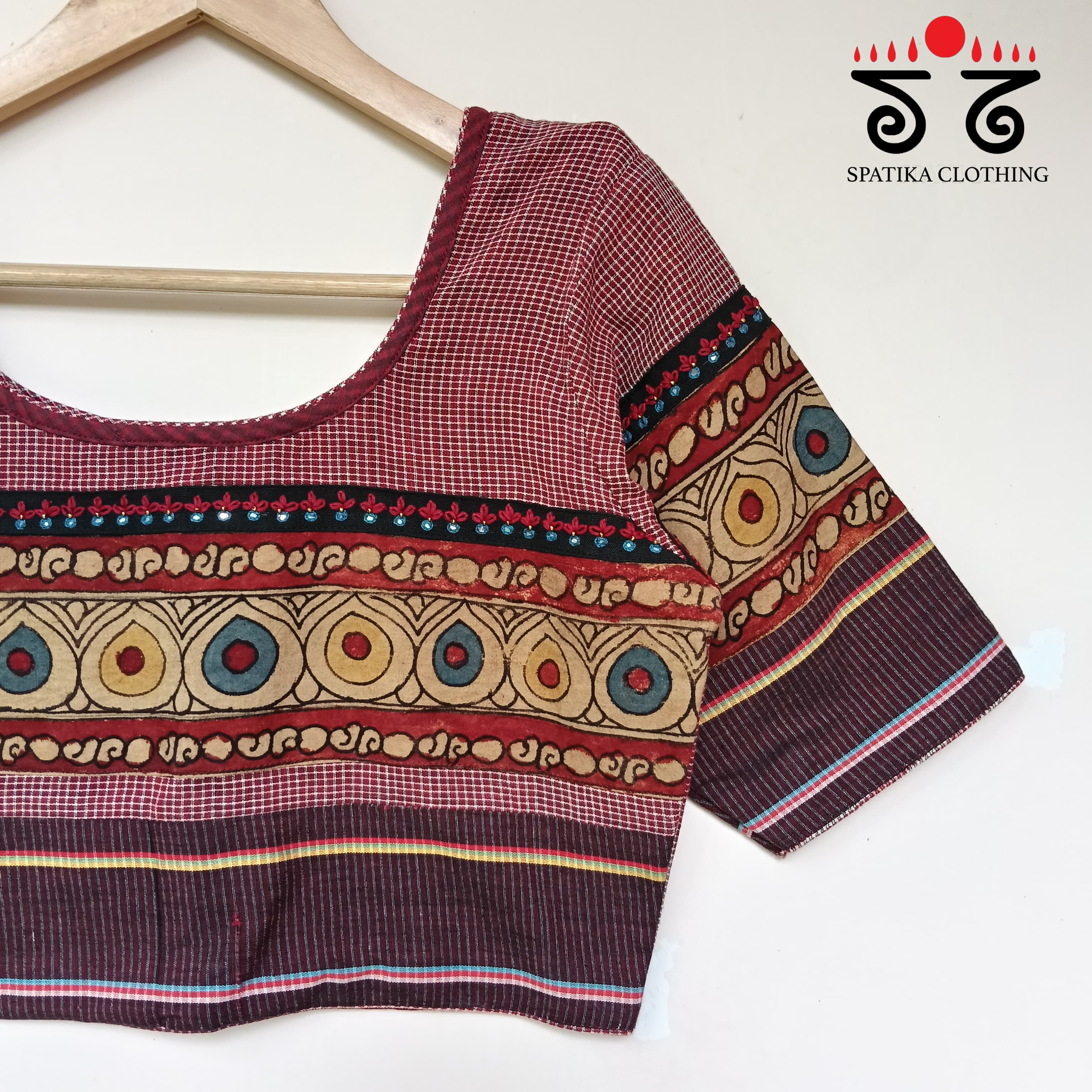 The Boondh - Pen Kalamkari Blouse