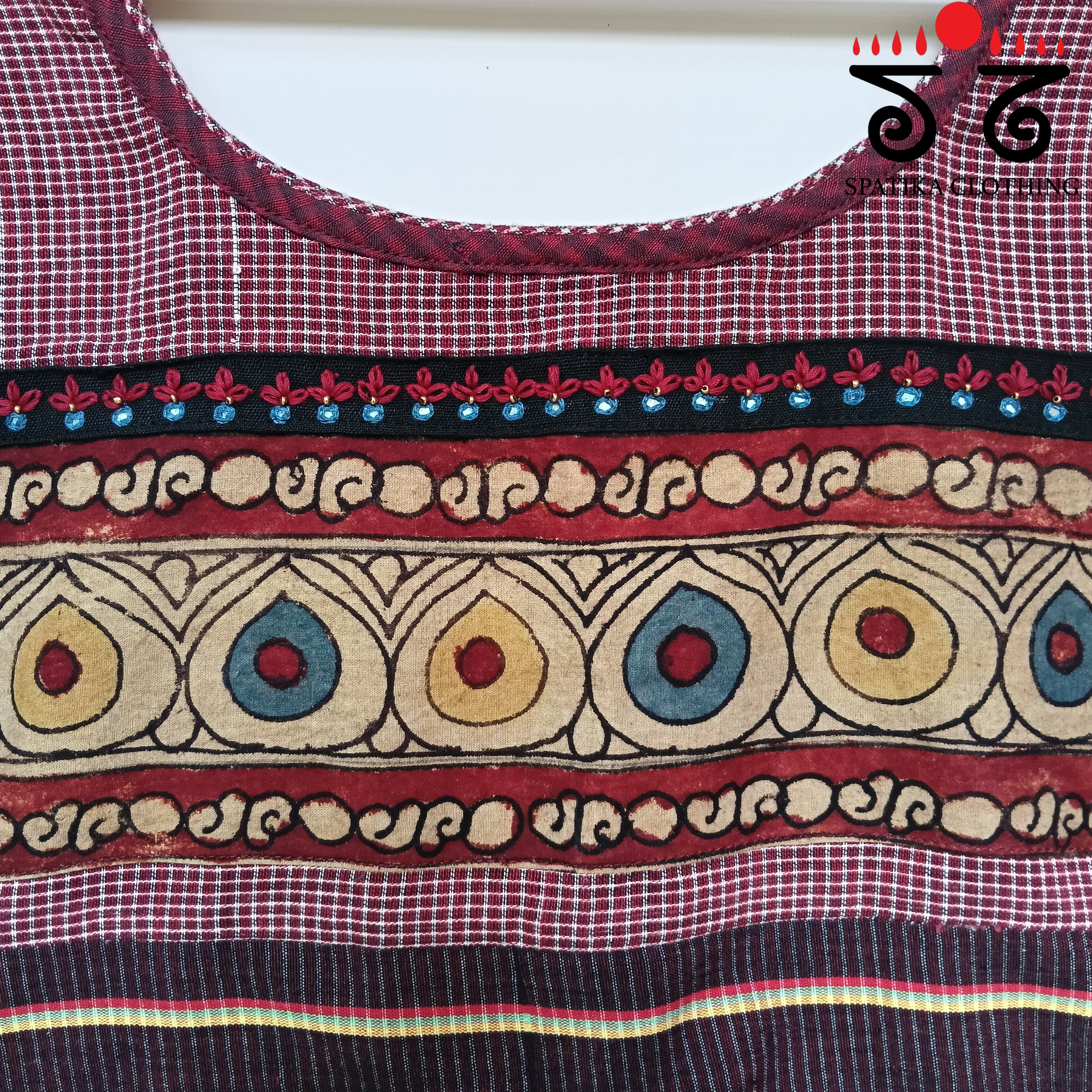 The Boondh - Pen Kalamkari Blouse