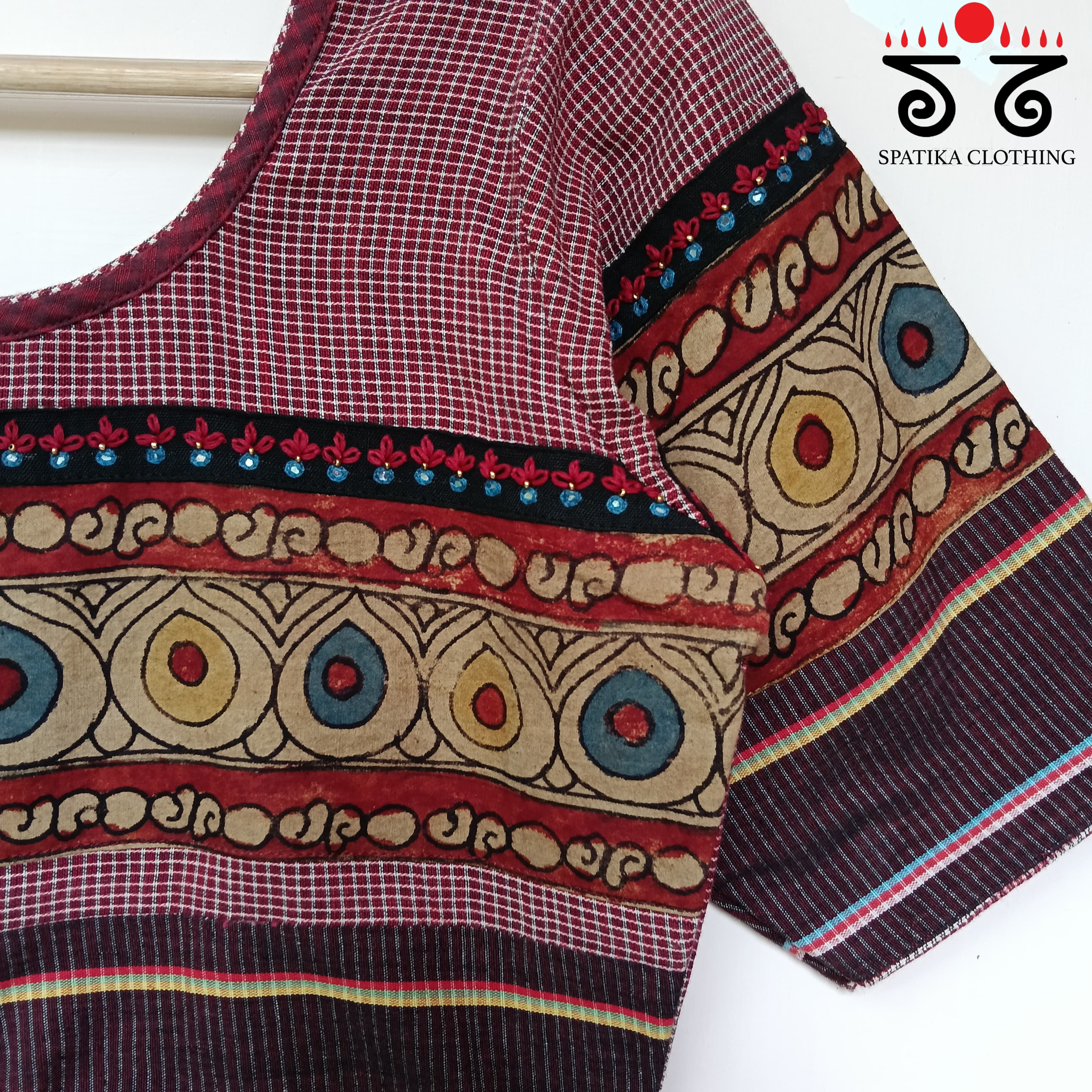 The Boondh - Pen Kalamkari Blouse