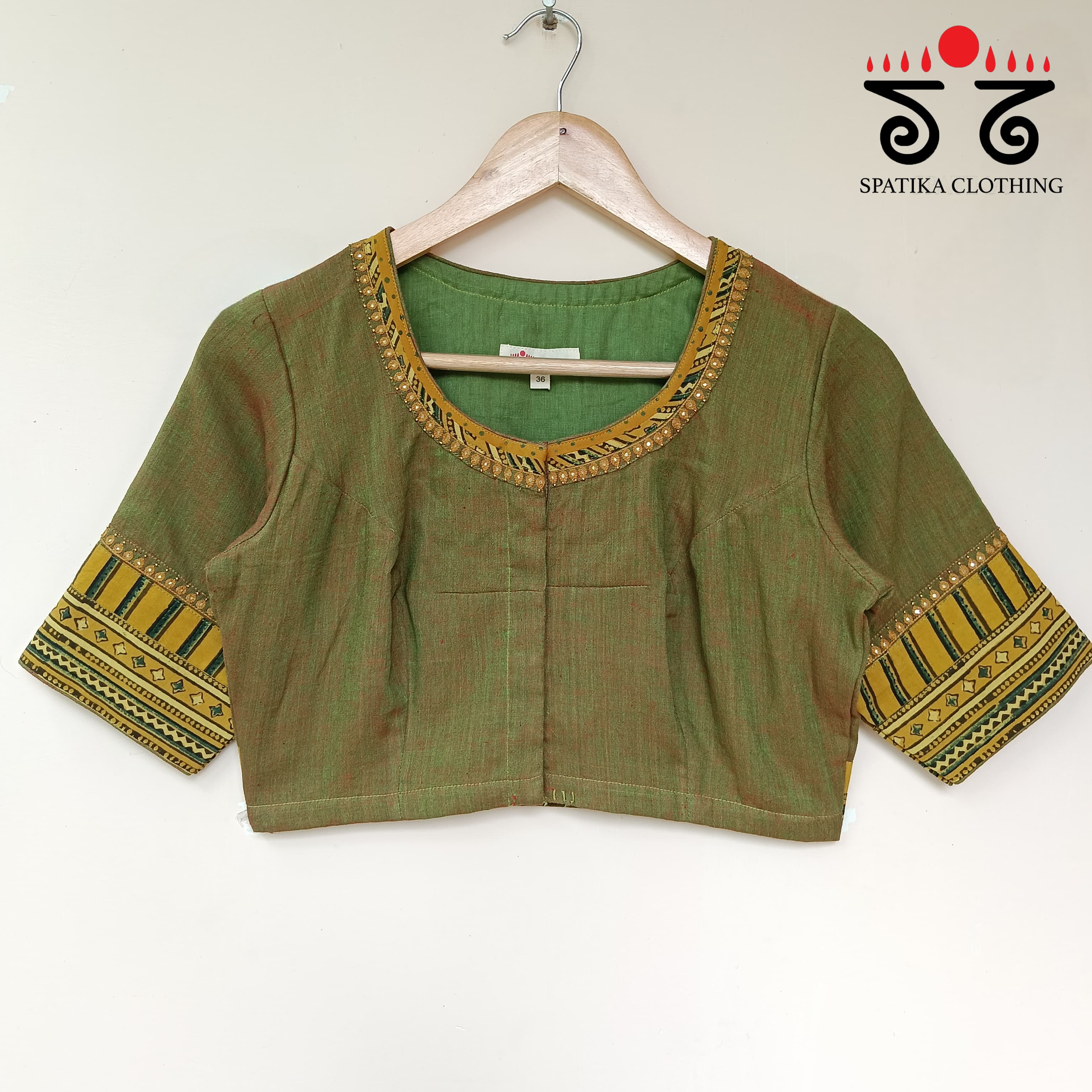 The Ajrakh Patchwork Blouse