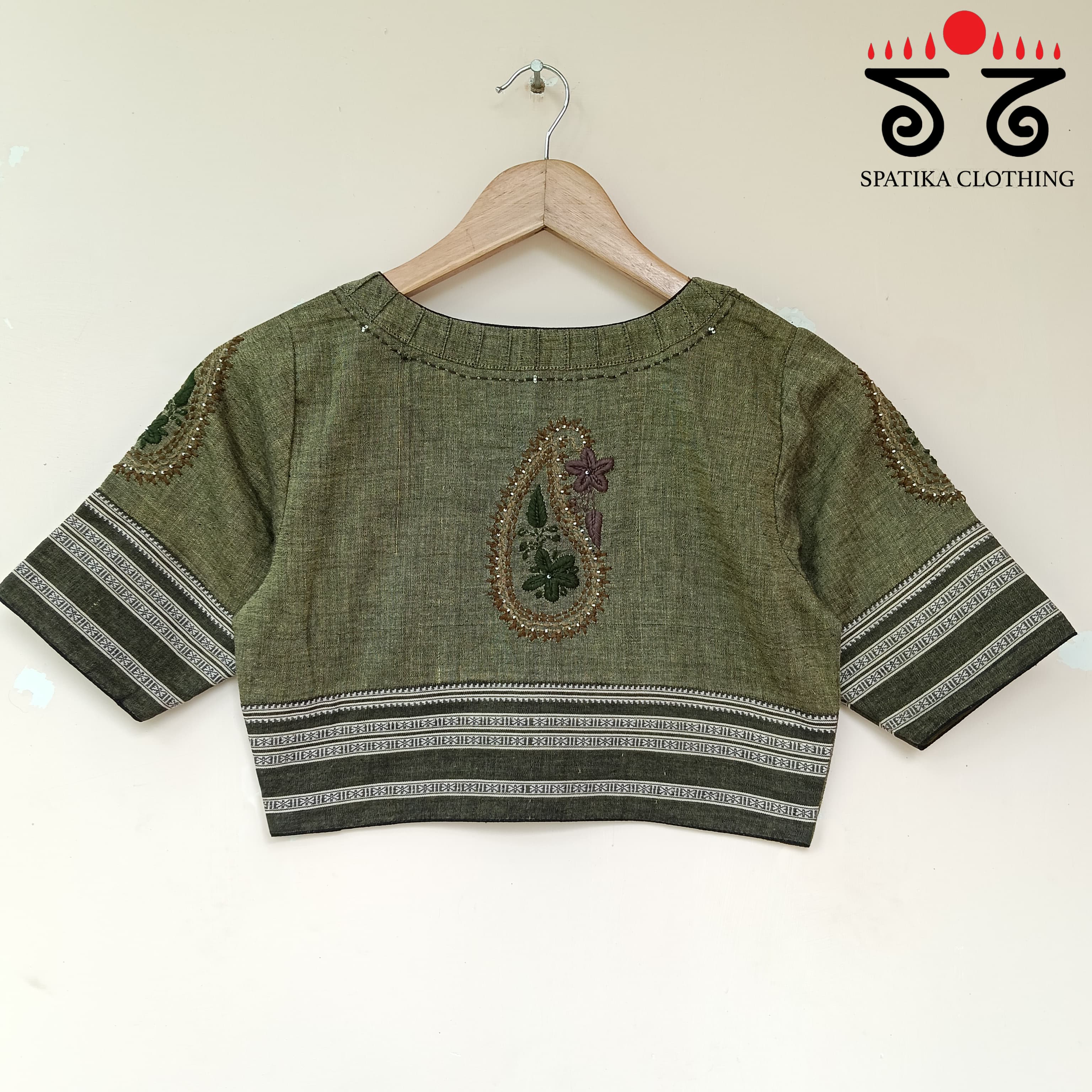 Chikan Hand - Embroidered Blouse