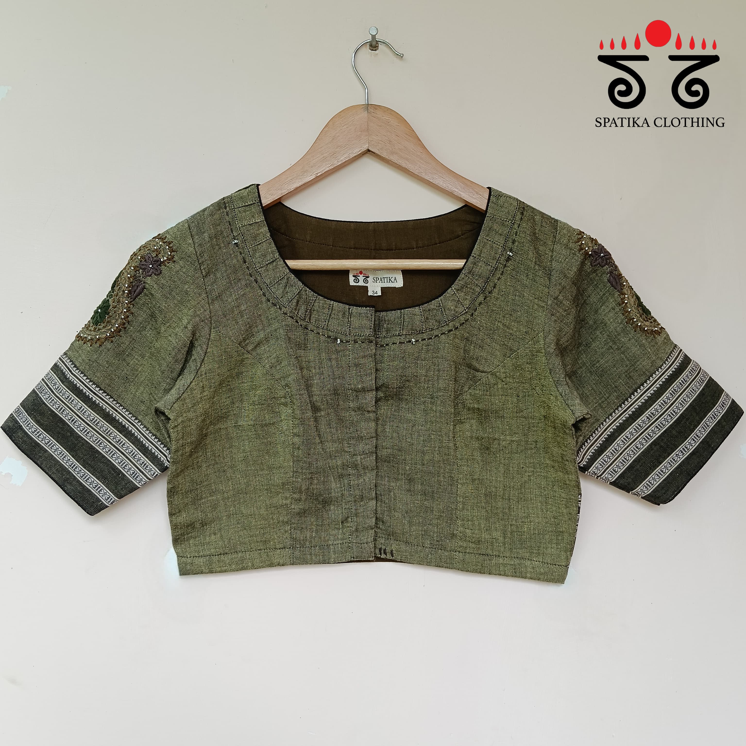 Chikan Hand - Embroidered Blouse