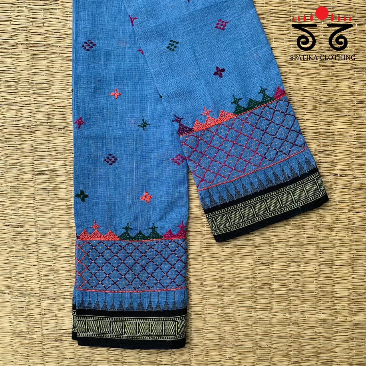 Lambani Handembroidery on Ponduru Blouse Fabric