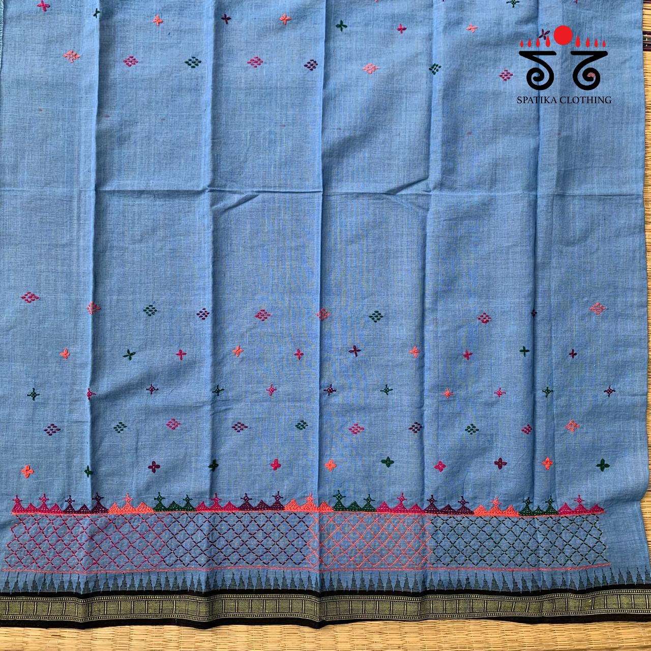 Lambani Handembroidery on Ponduru Blouse Fabric