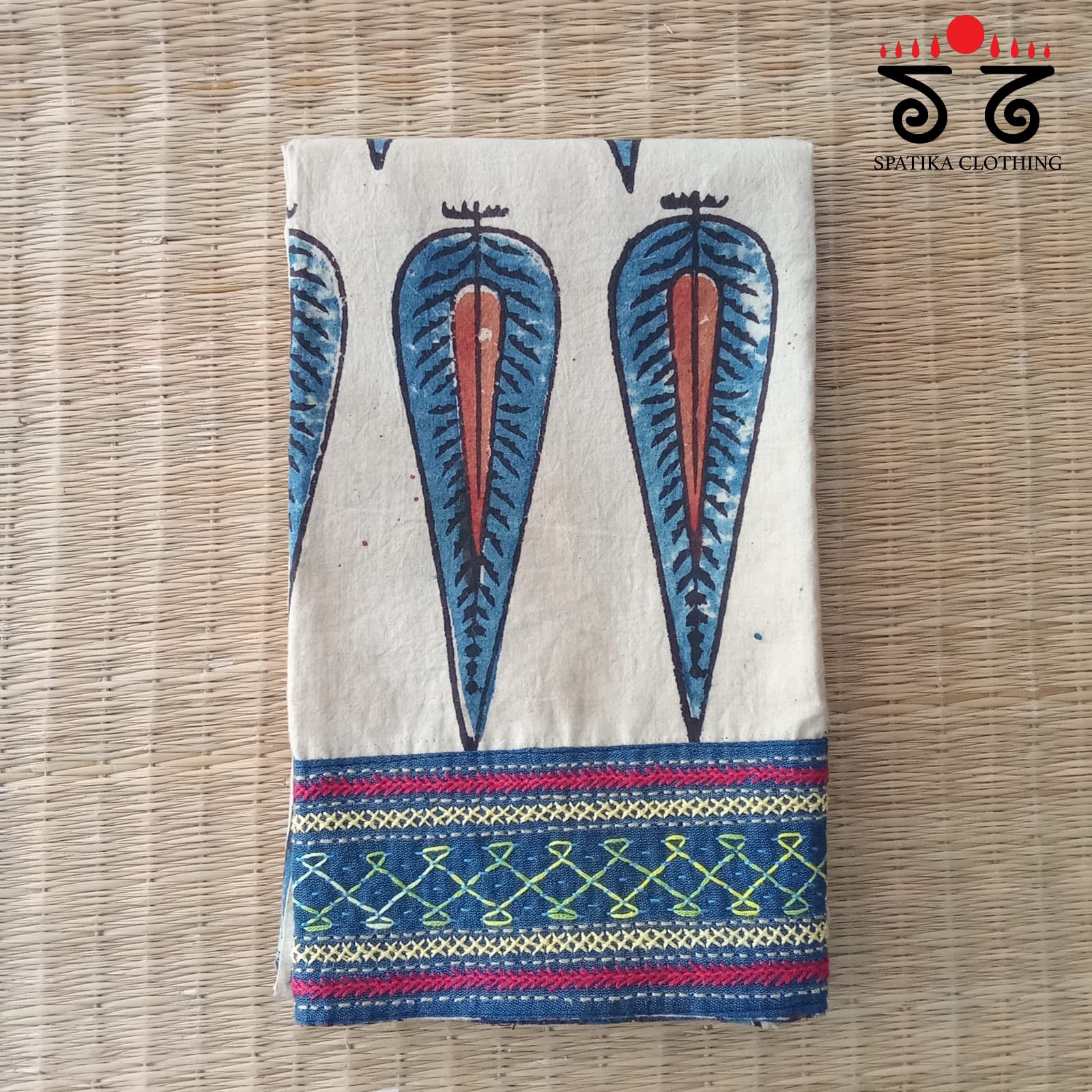 Banjara Hand Embroidered Blouse Fabric