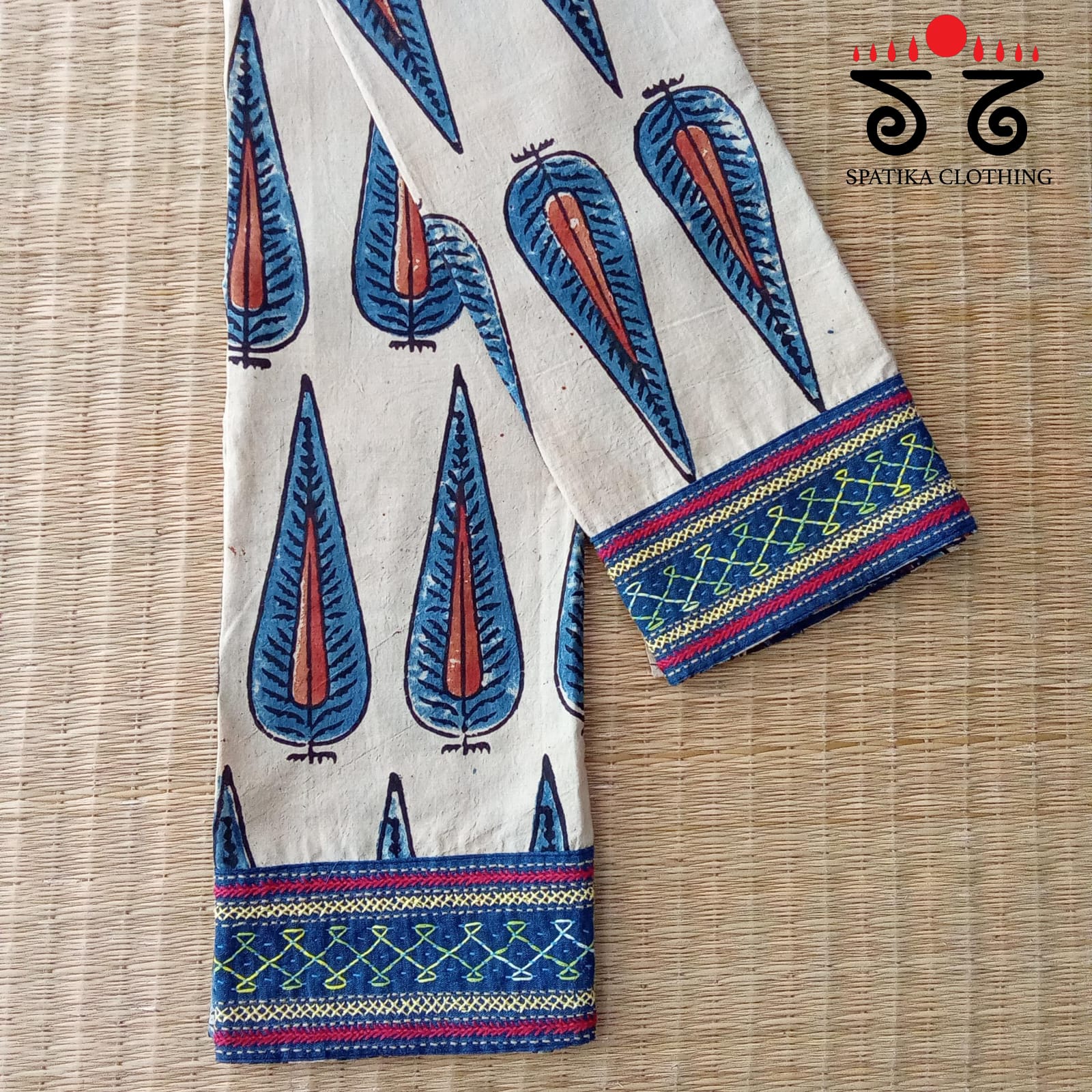 Banjara Hand Embroidered Blouse Fabric