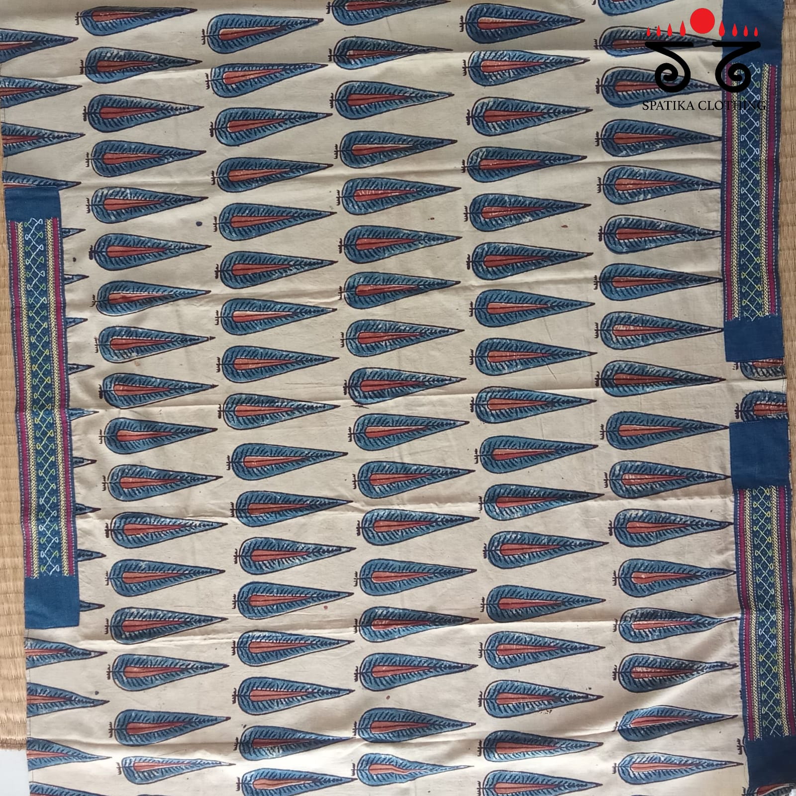 Banjara Hand Embroidered Blouse Fabric