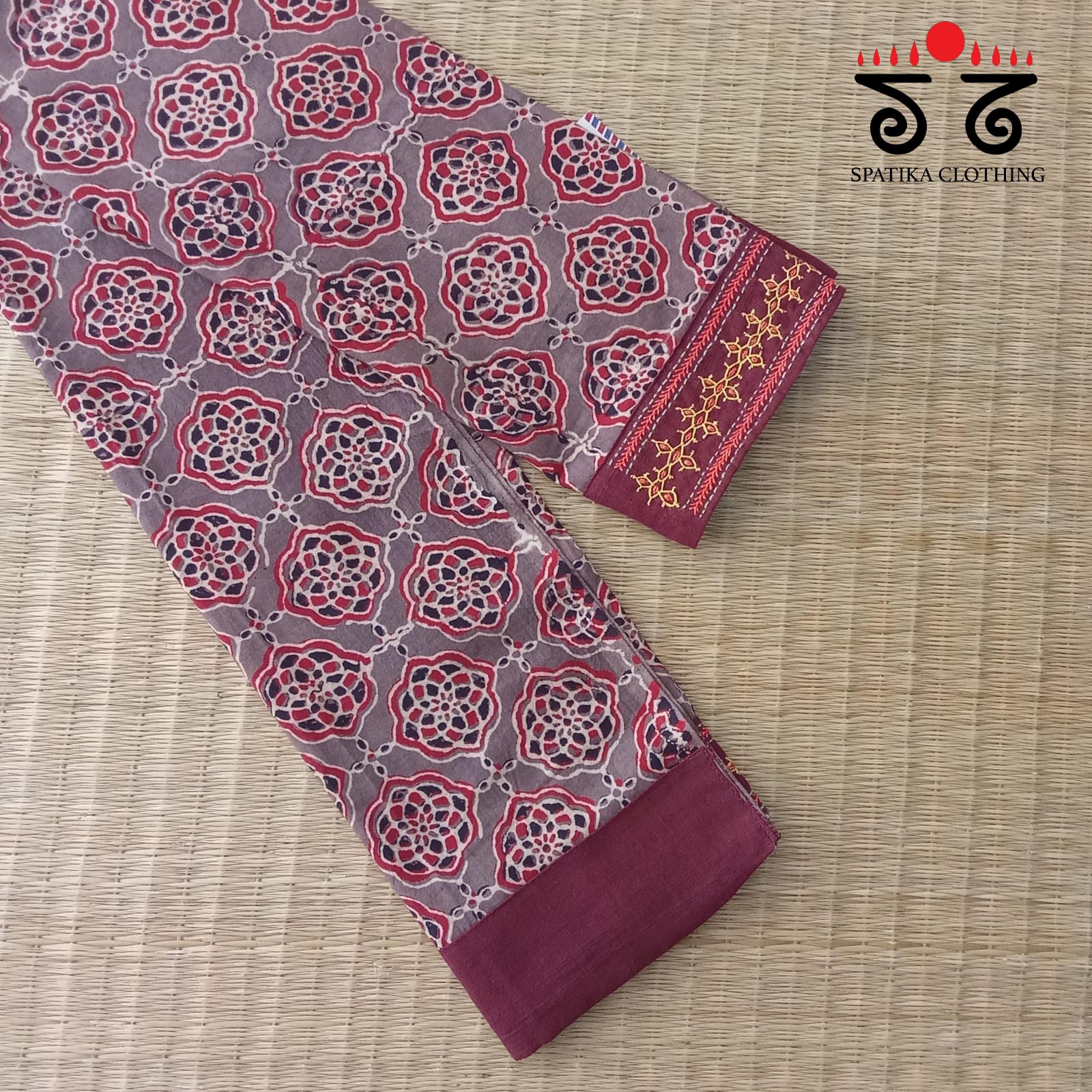 Banjara Hand Embroidered Blouse Fabric