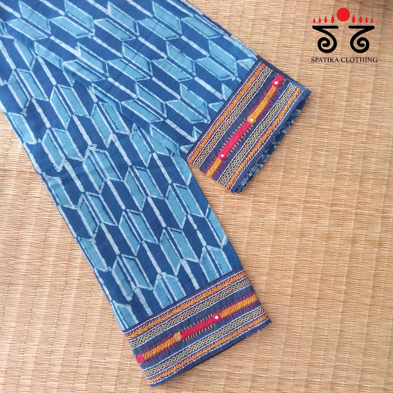 Banjara Hand Embroidered Blouse Fabric