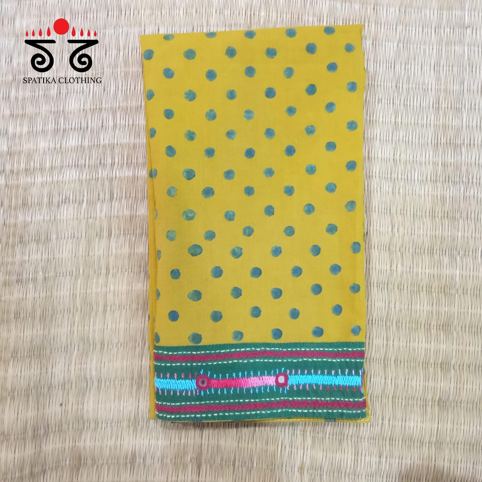 Banjara Hand Embroidered Blouse Fabric