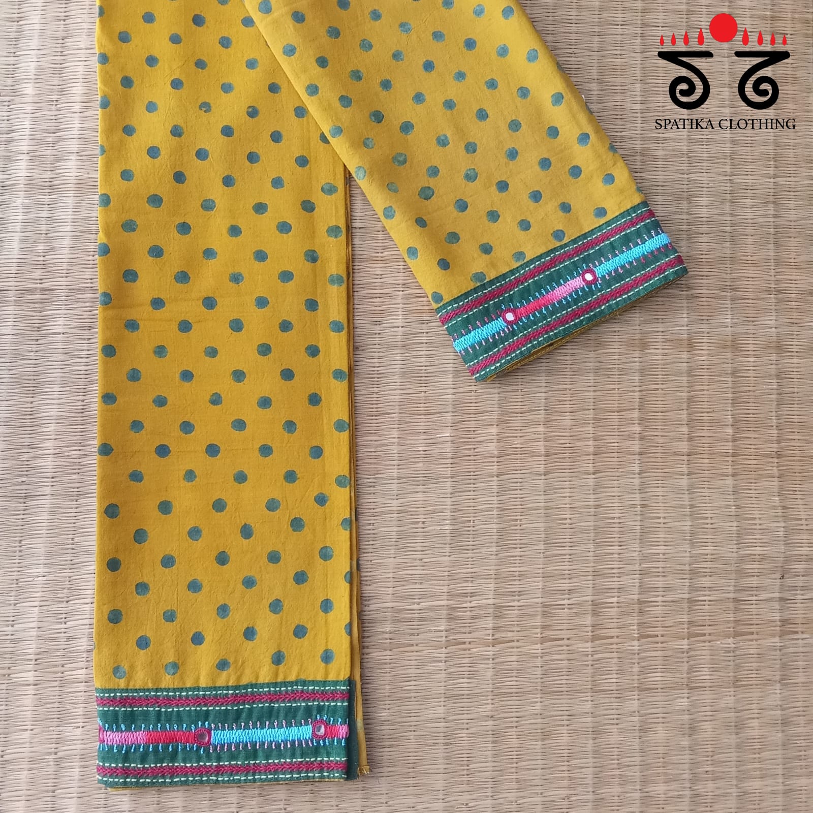 Banjara Hand Embroidered Blouse Fabric