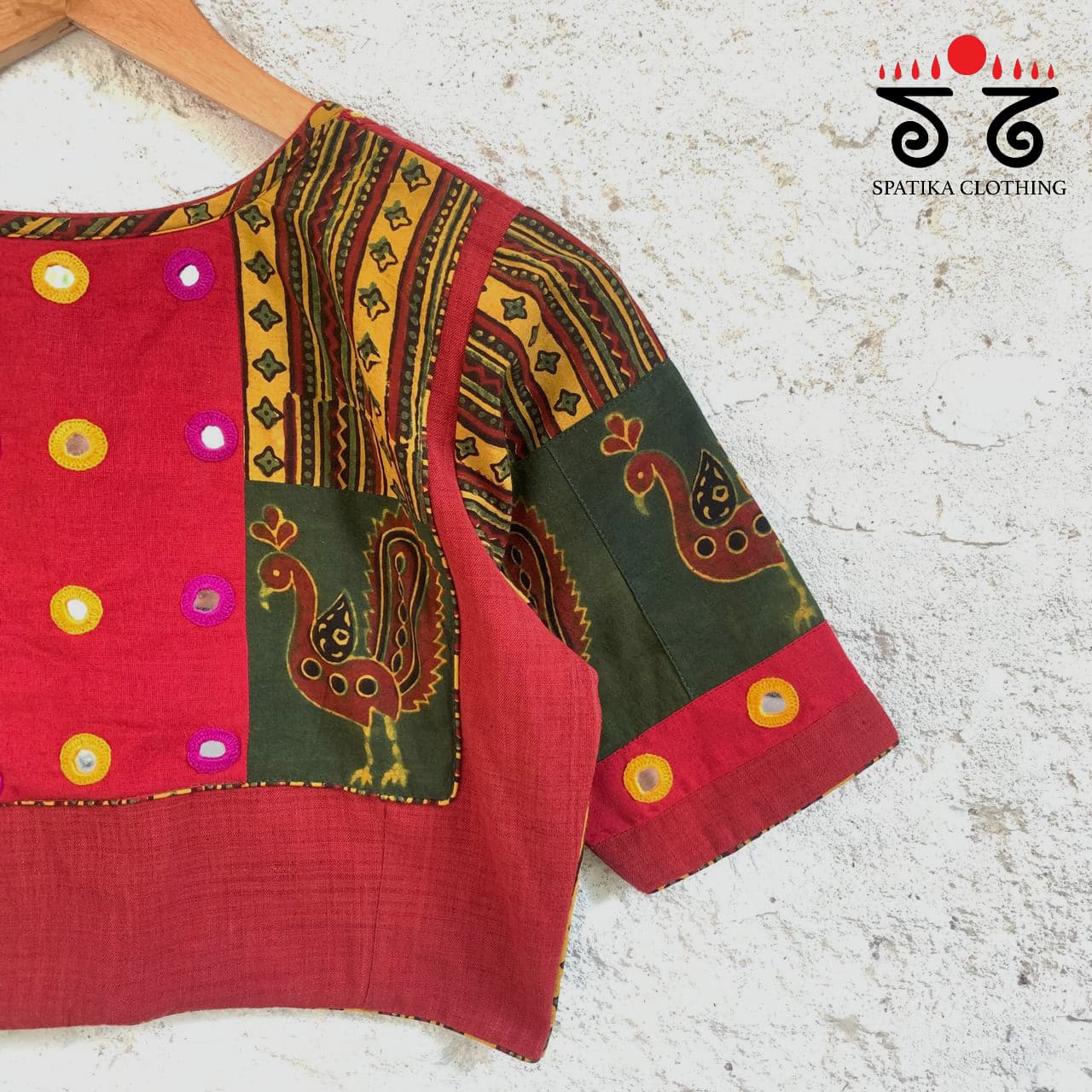 The Morni - Mirror work Blouse