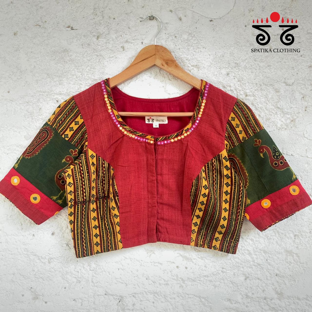 The Morni - Mirror work Blouse