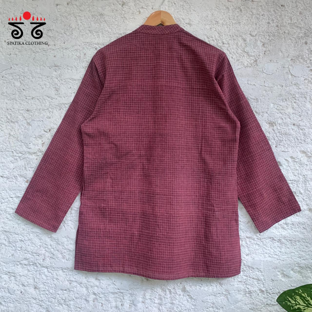Men's Handwoven Cotton Kurta