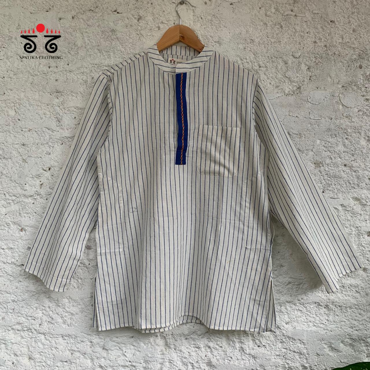 Men's Handwoven Cotton Kurta