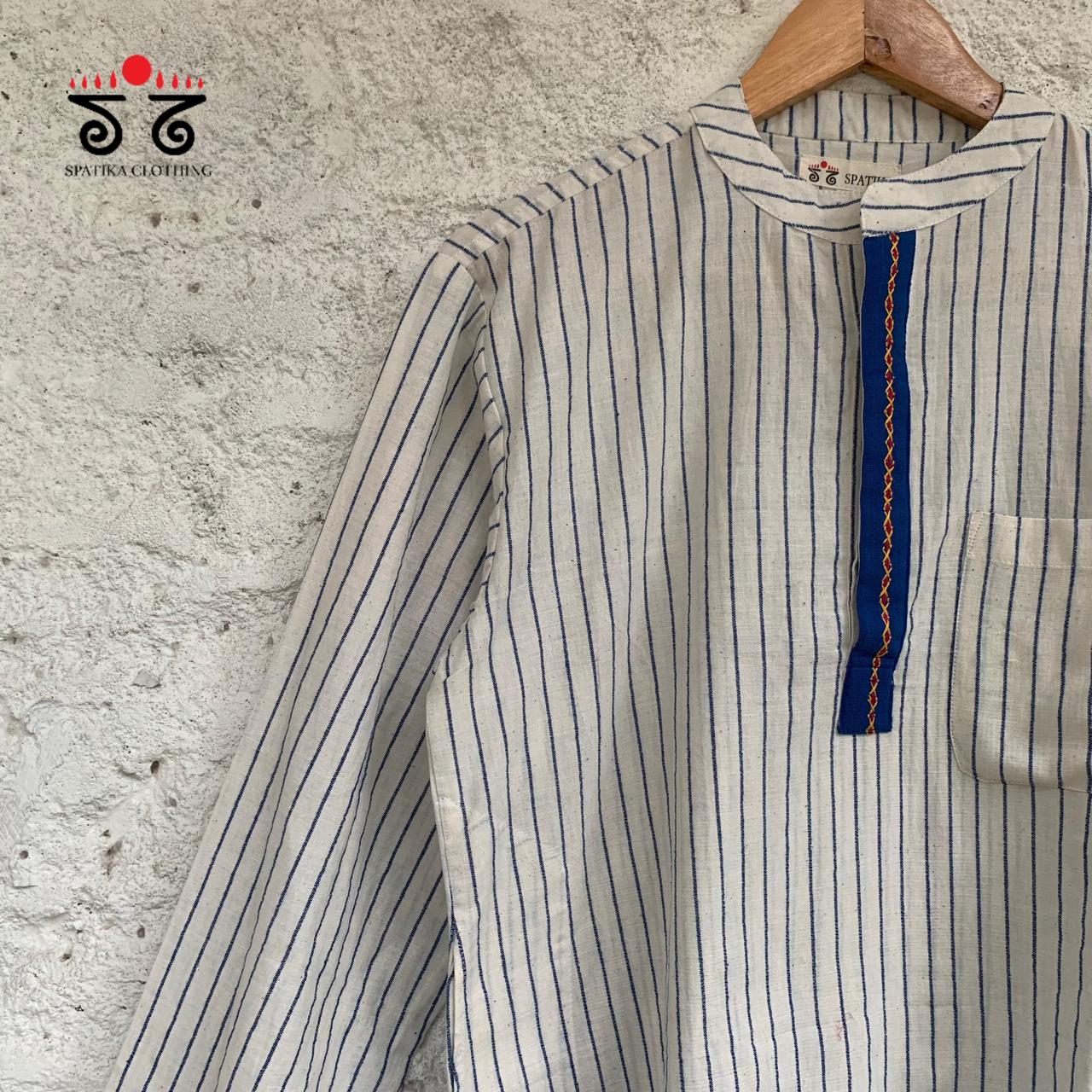 Men's Handwoven Cotton Kurta