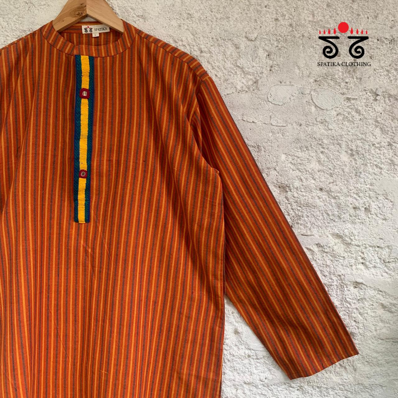Men's Handwoven Cotton Kurta