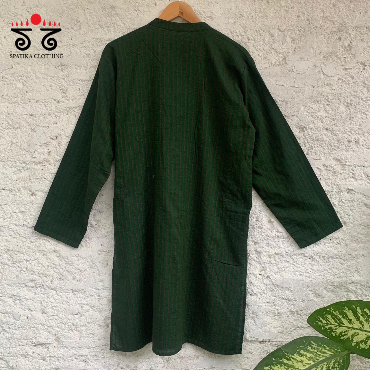 Men's Handwoven Cotton Kurta