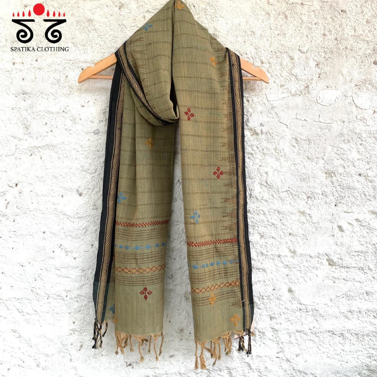 Banjara on Ponduru - Hand Embroidered Dupatta