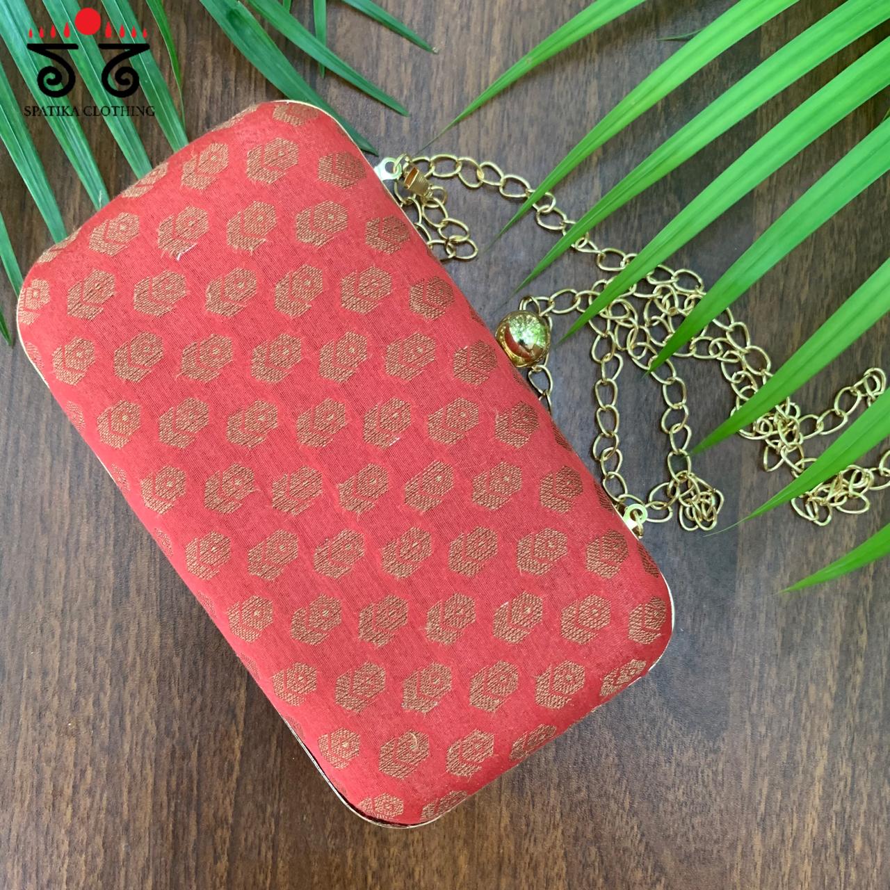 Box Clutch - Banarasi Butta!
