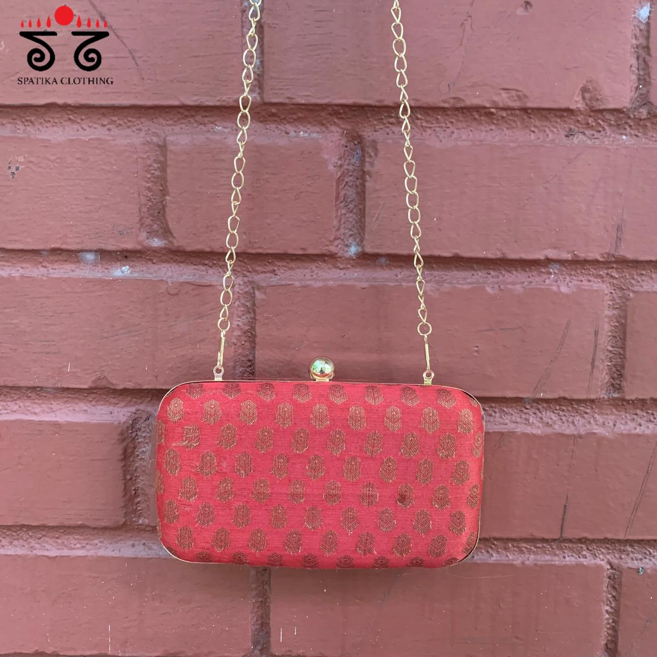 Box Clutch - Banarasi Butta!