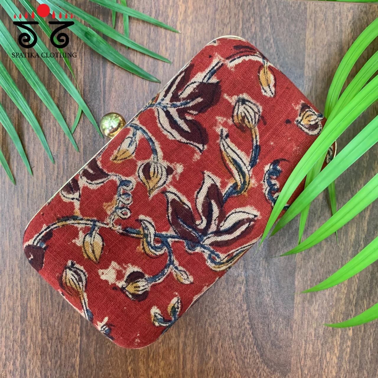 Box Clutch - Kalamkari