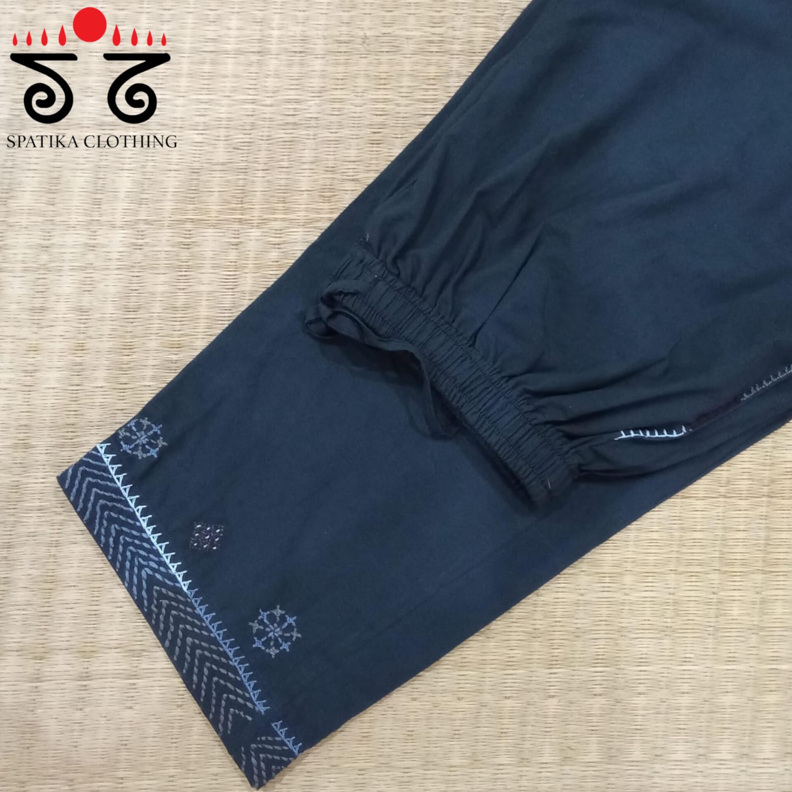 Hand Embroidered Women's Pant